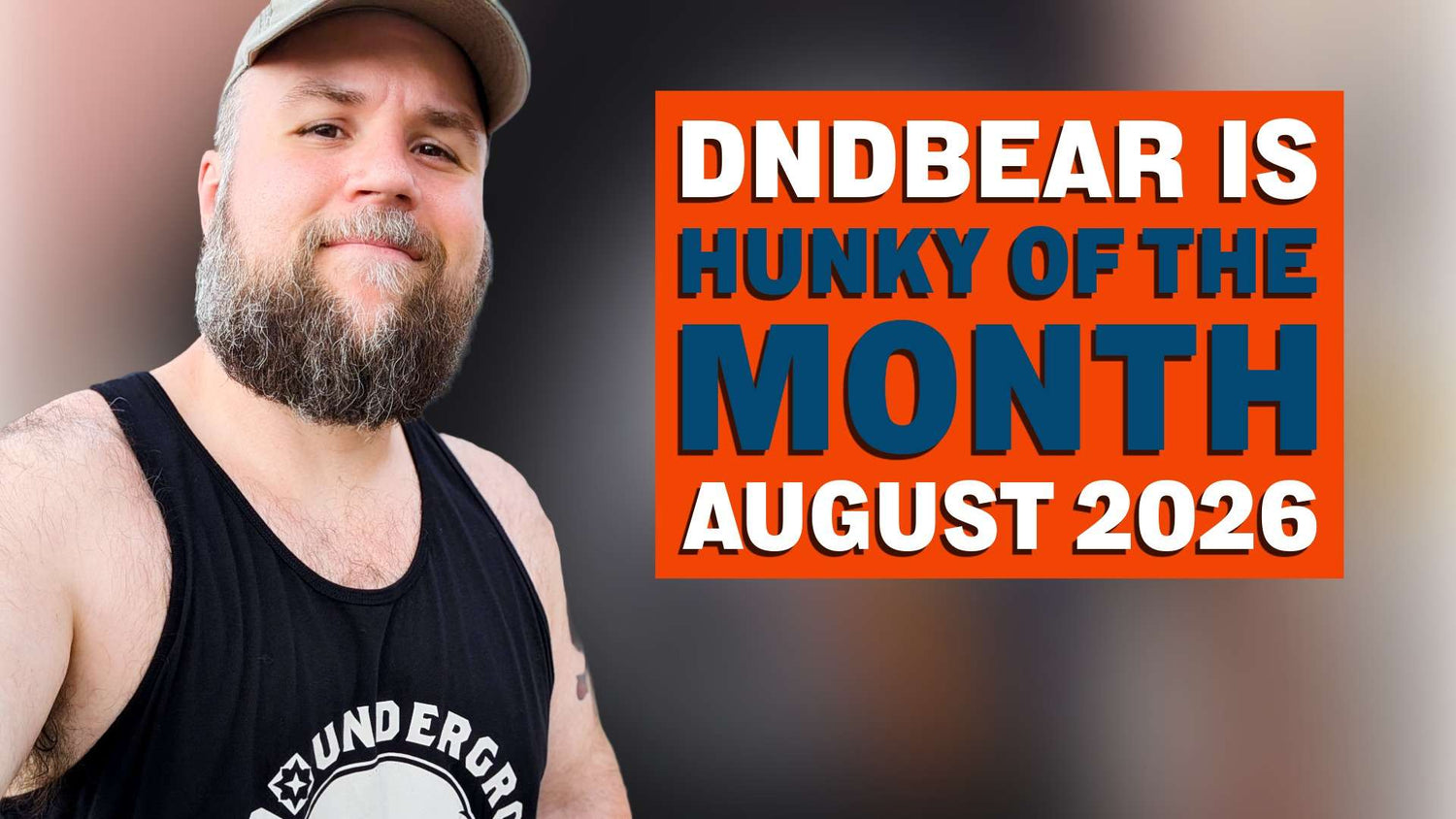 August's Hunky Is dndbear, and September's Theme Is Clocking In