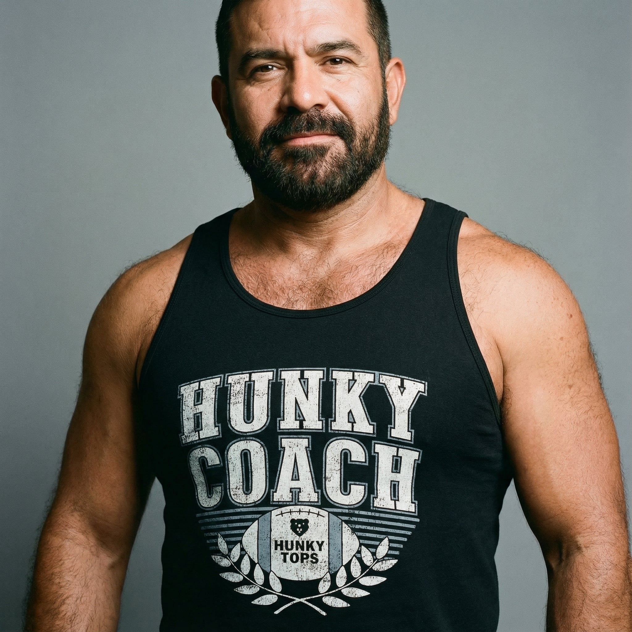 Hunky Coach Tank Top #color_Black