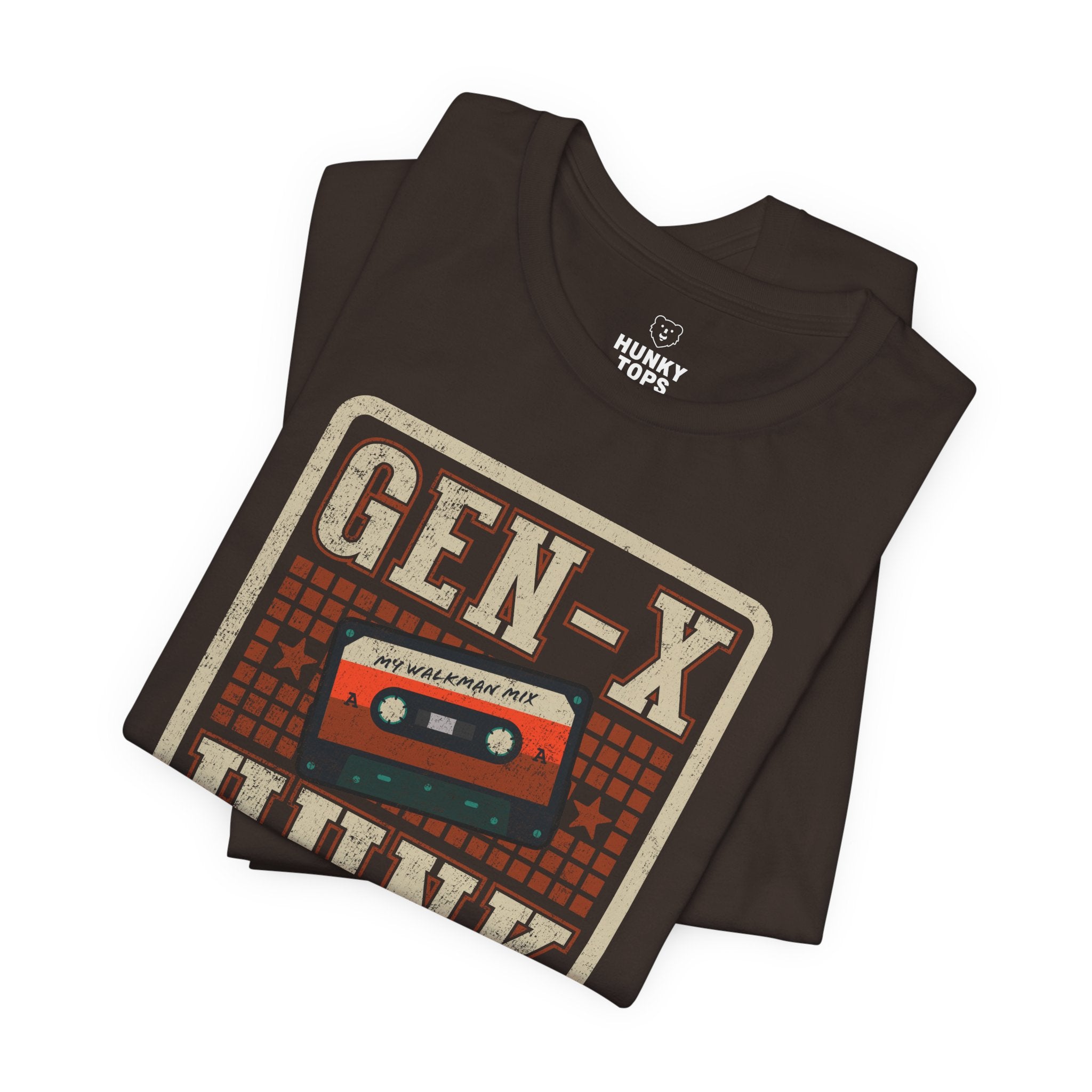 Gen-X Hunk T-Shirt - Hunky Tops #color_Brown