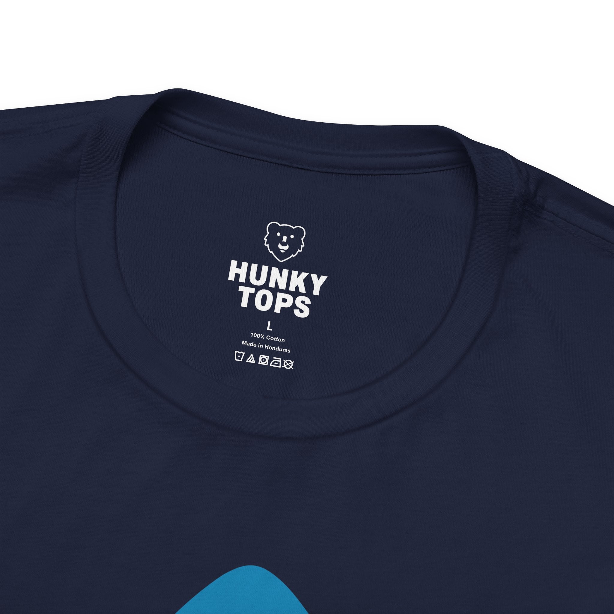 Shark Daddy T-Shirt - Hunky Tops #color_Navy