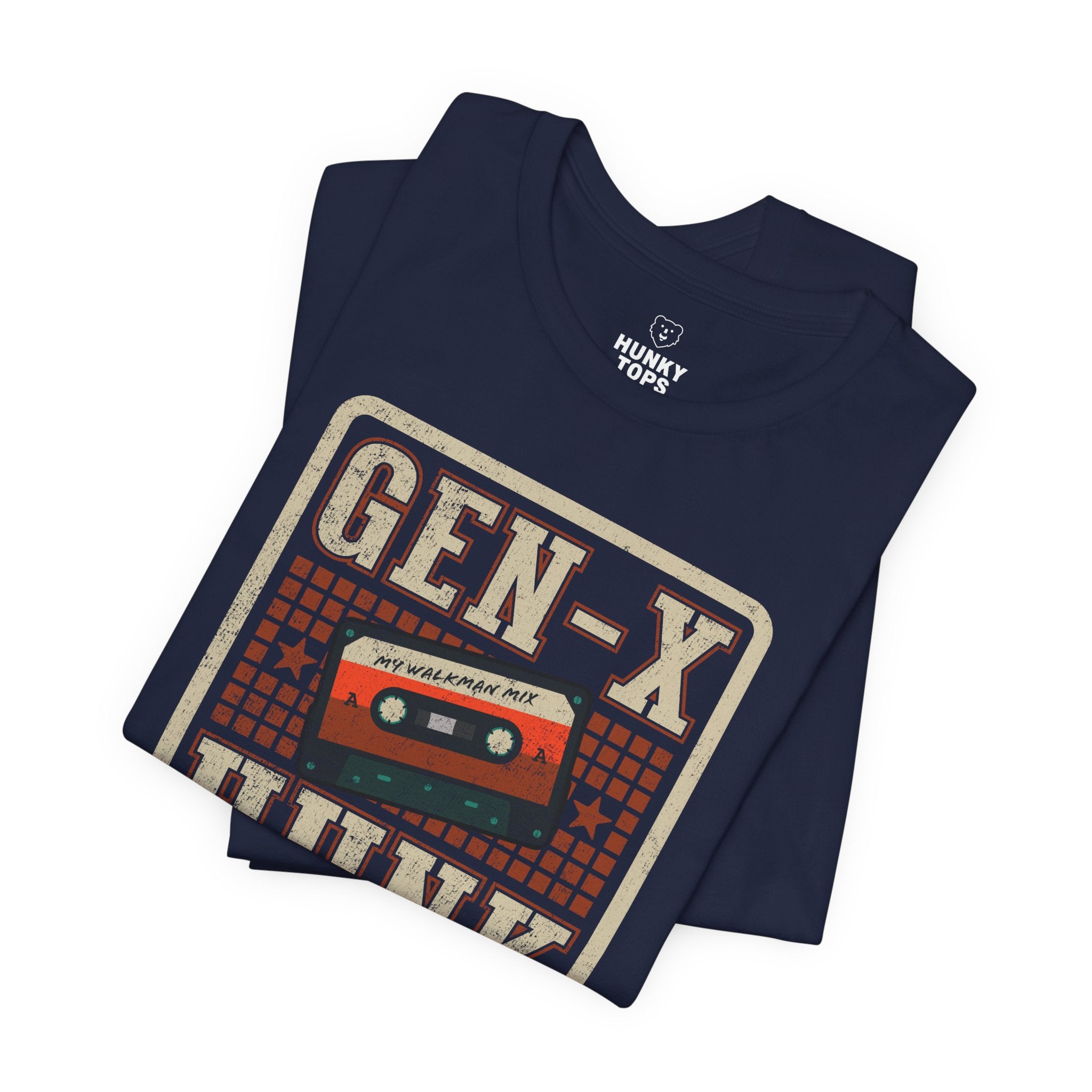 Gen-X Hunk T-Shirt - Hunky Tops #color_Navy