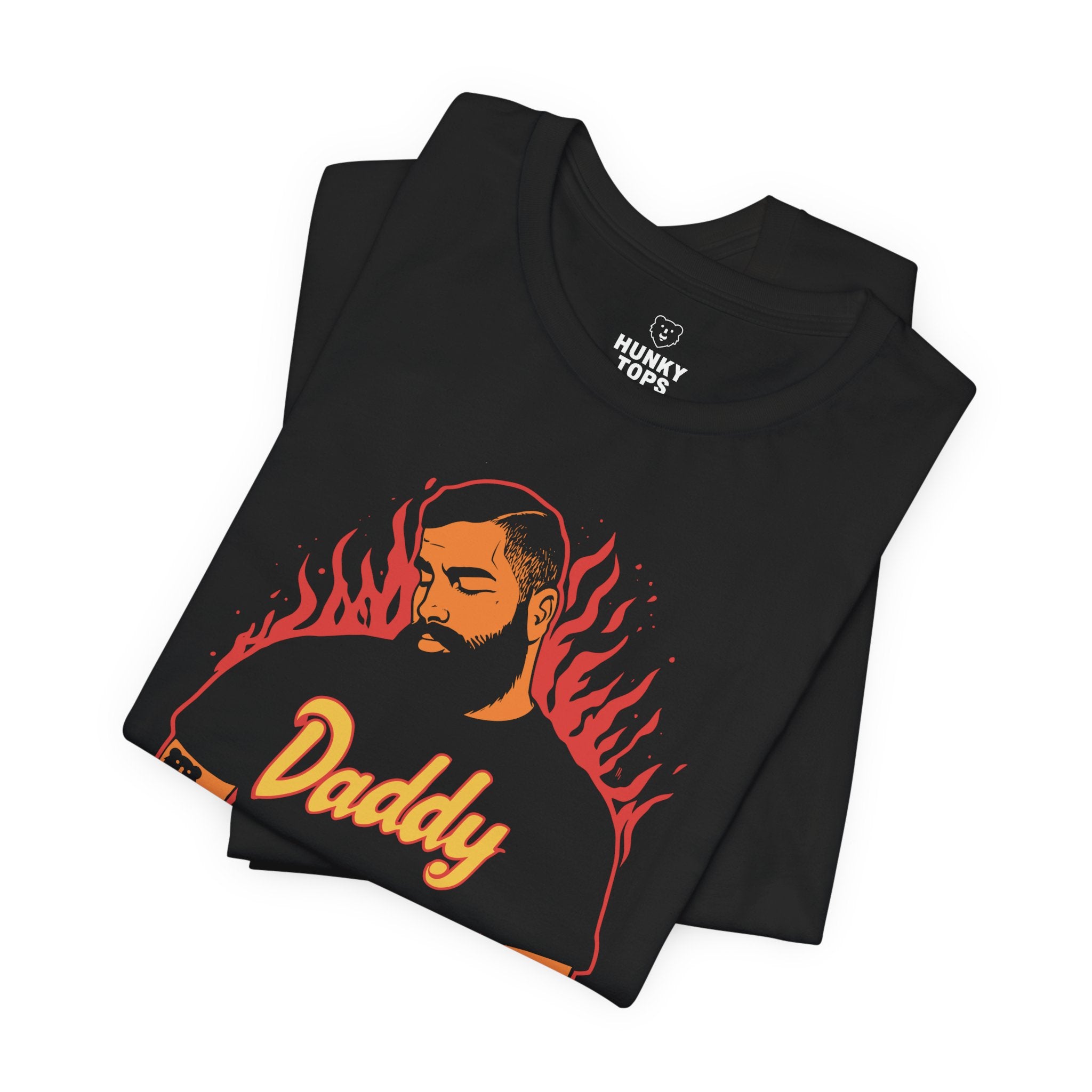 HOT DADDY T-SHIRT - Hunky Tops #color_Black