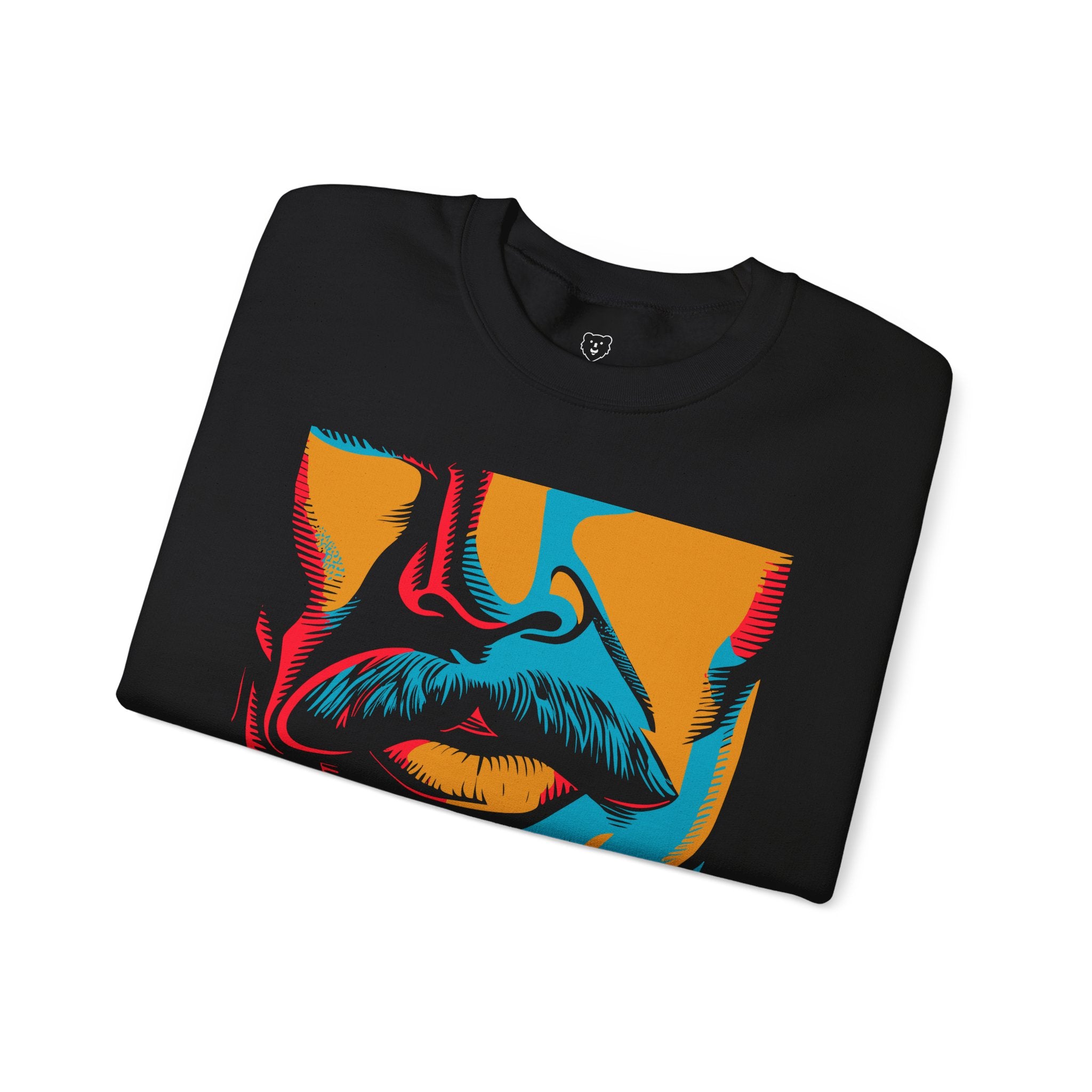 Kiss Me Gay Sweatshirt - Hunky Tops #color_Black