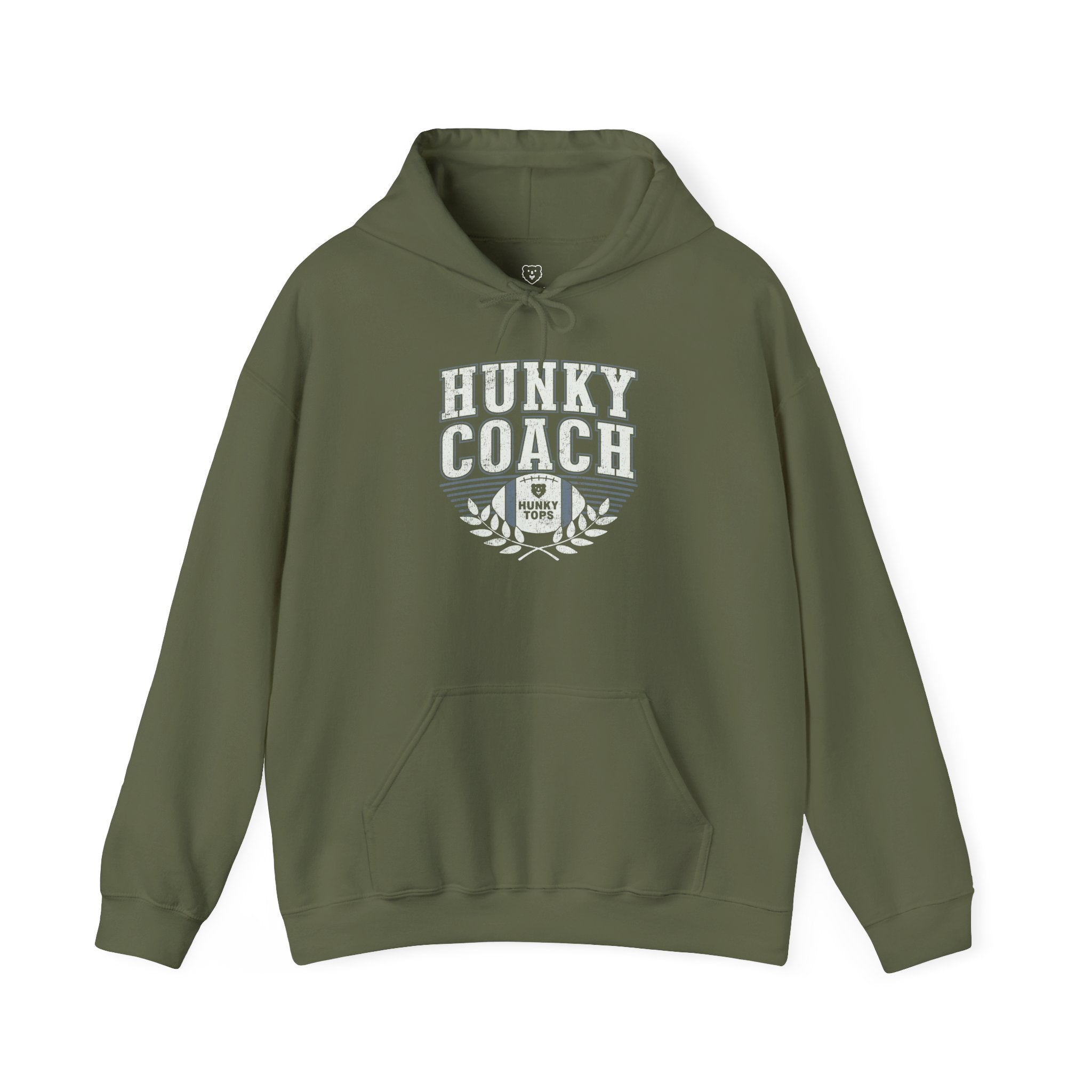 Hunky Coach Hoodie - Hunky Tops #color_Military Green