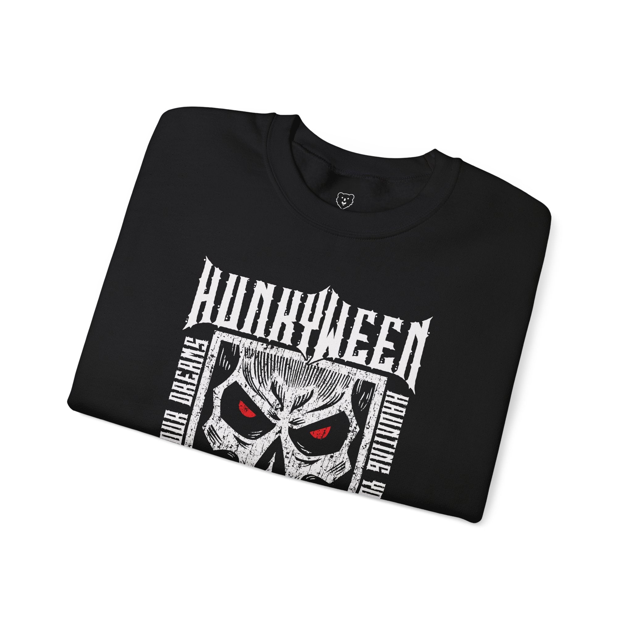 Hunkyween Gay Halloween Sweatshirt - Hunky Tops #color_Black