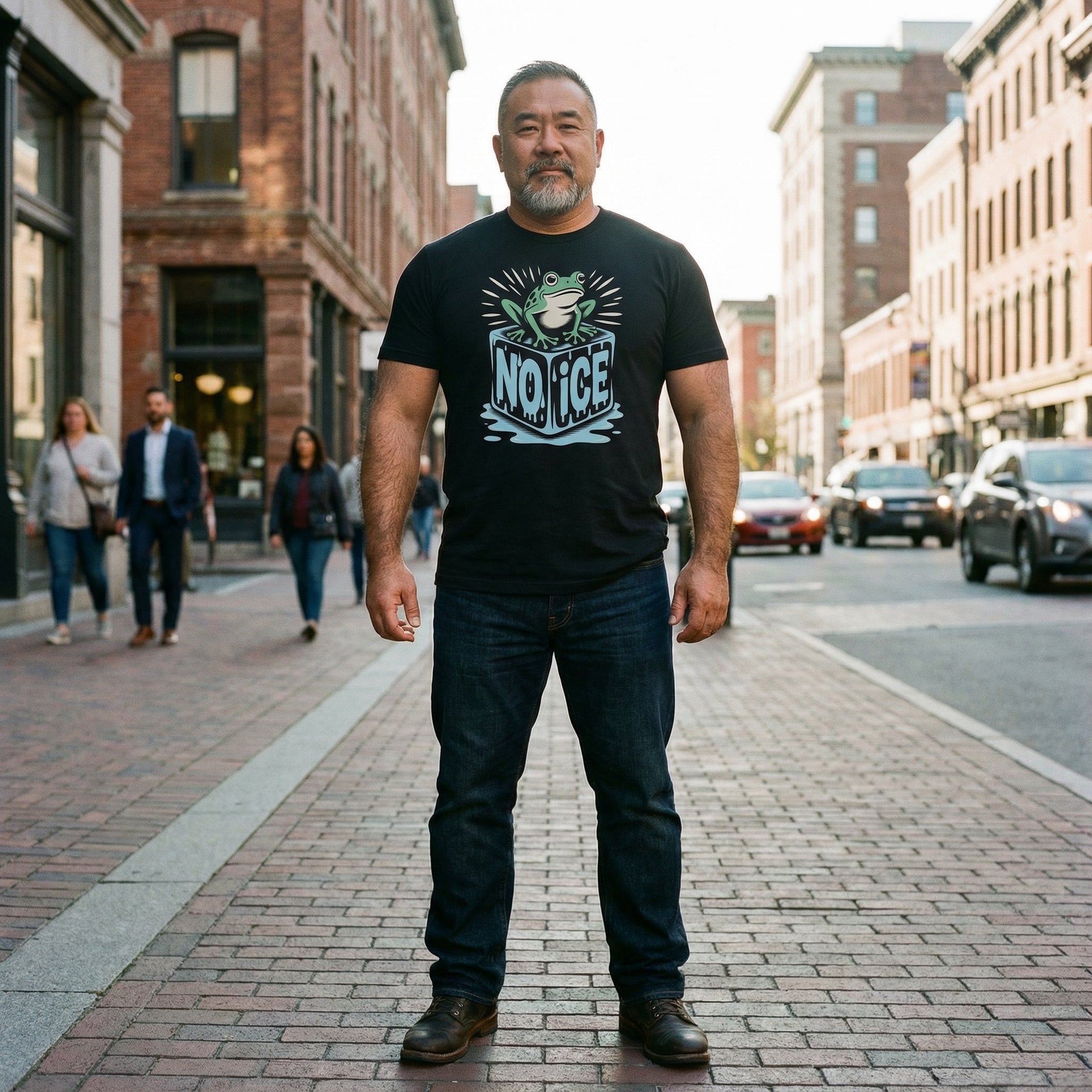 No ICE Frog T-Shirt #color_Black