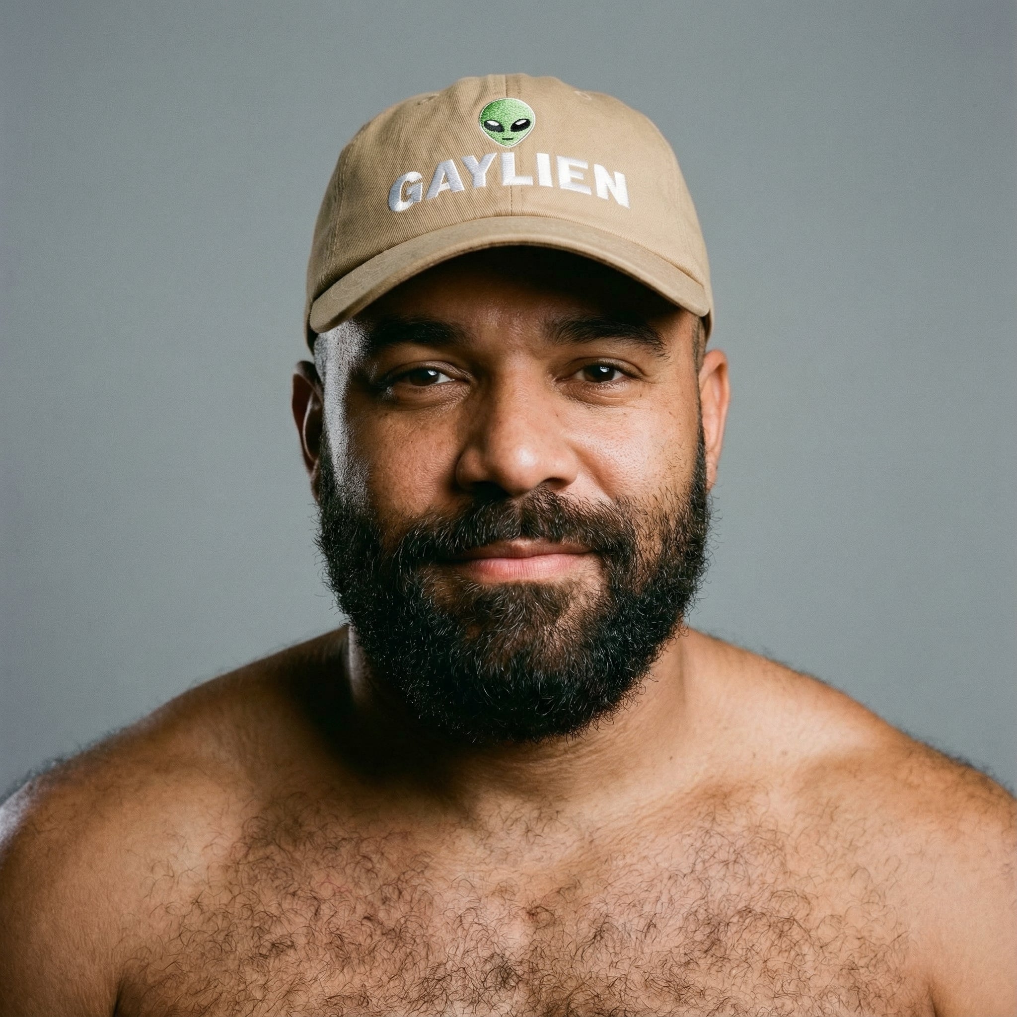 Gaylien Embroidered Dad Cap #color_Khaki