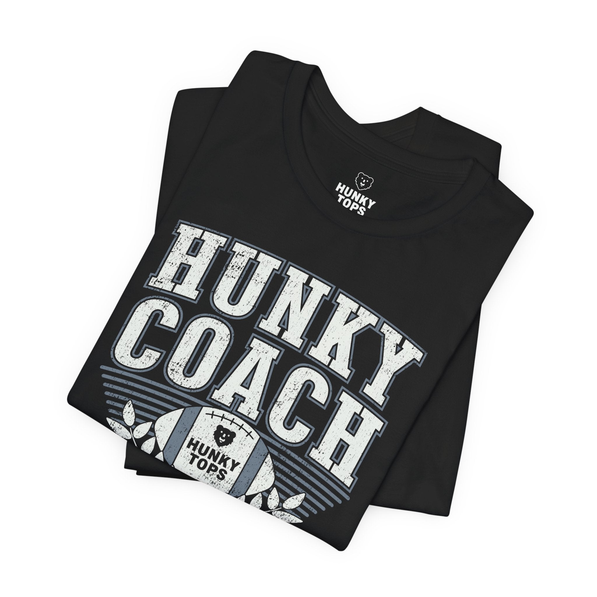 Hunky Coach T-Shirt - Hunky Tops #color_Black Heather