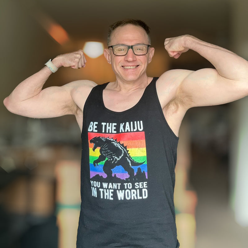 michael_d_kaiju wearing Hunky Tops