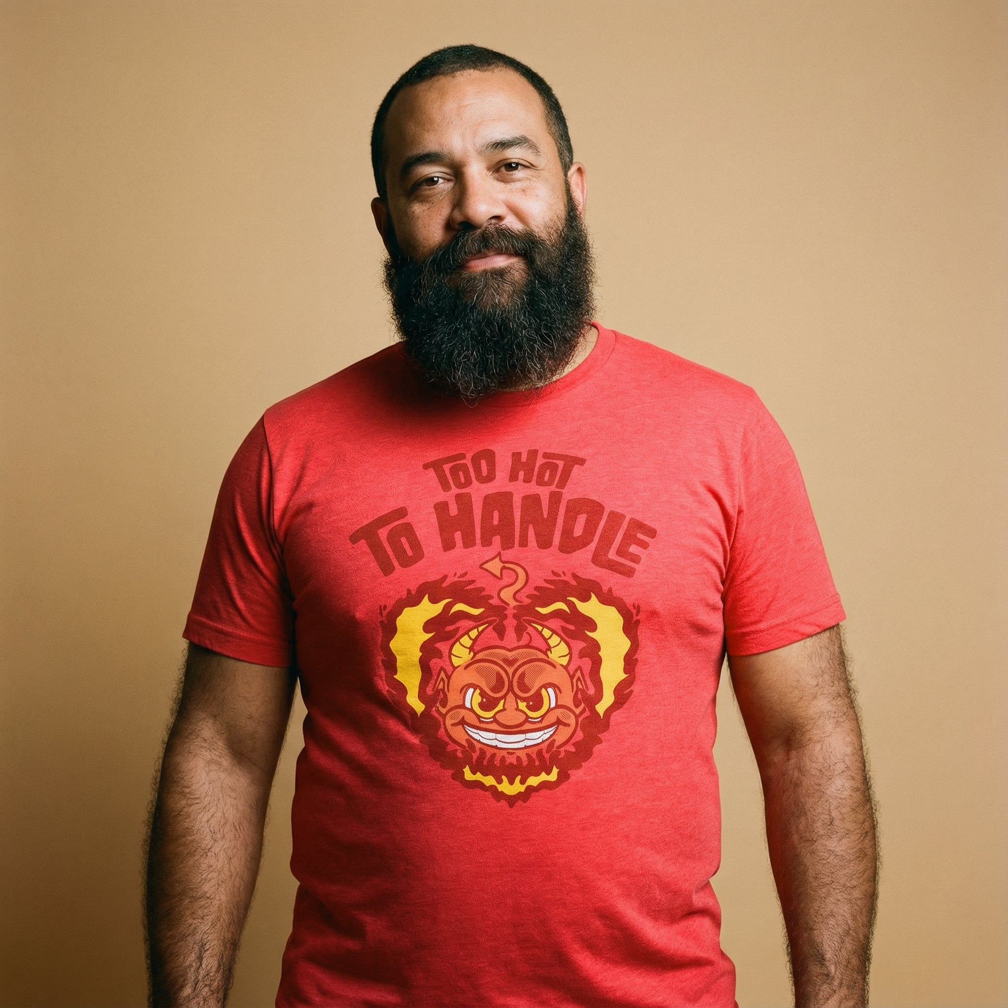 Too Hot to Handle T-Shirt #color_Heather Red