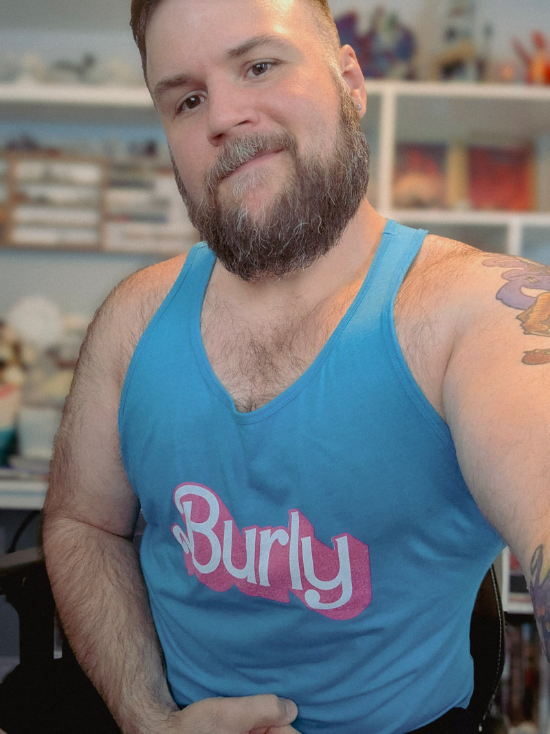 dndbear wearing Hunky Tops