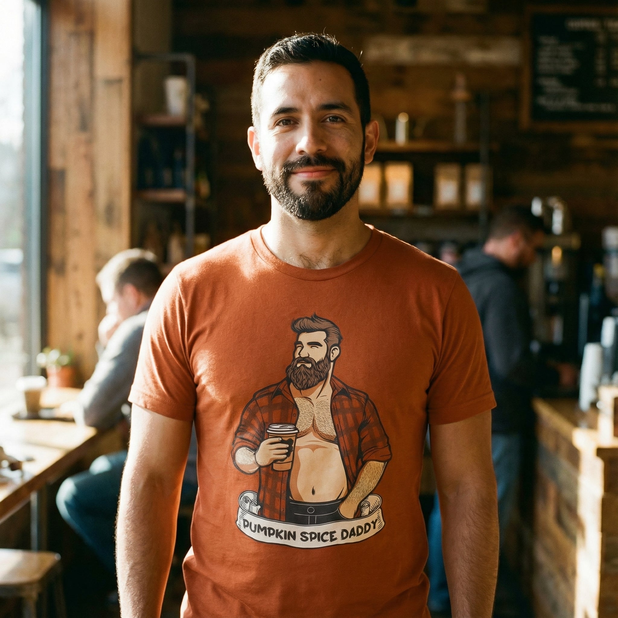 Pumpkin Spice Daddy T-Shirt #color_Autumn