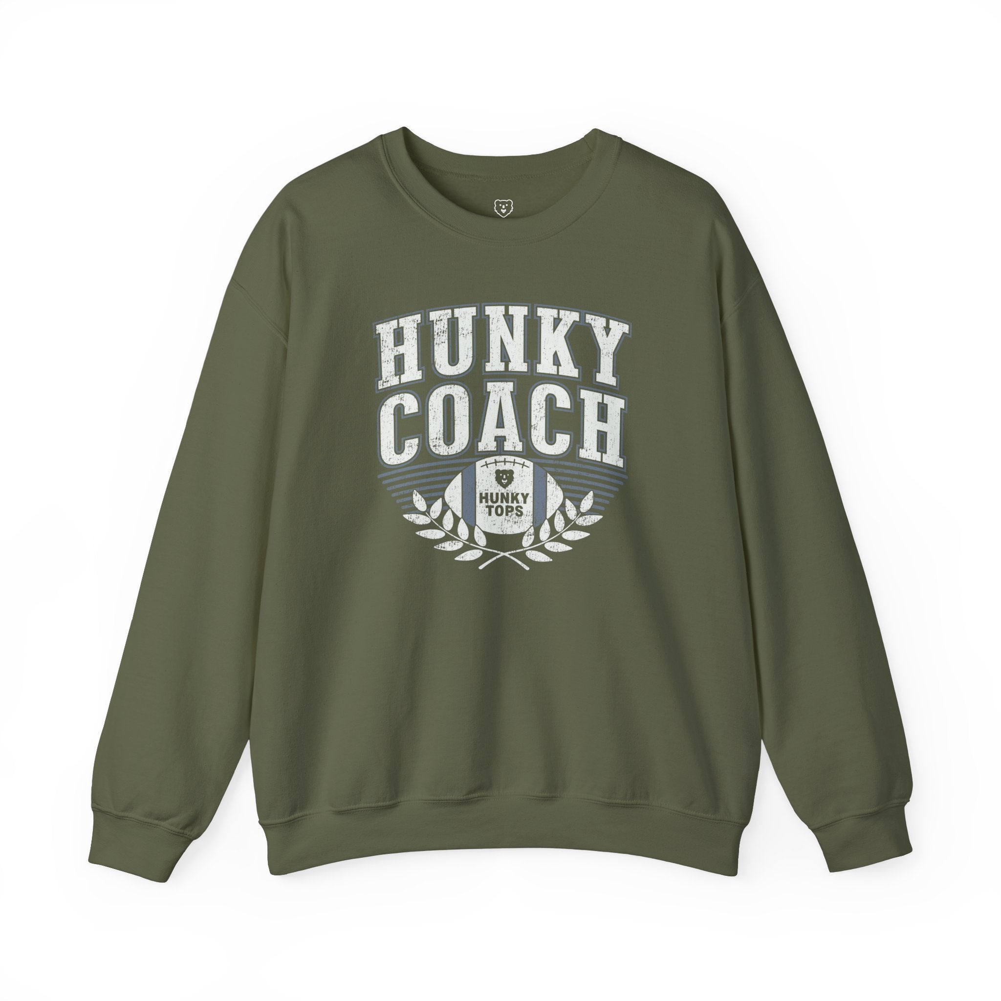 Hunky Coach Sweatshirt - Hunky Tops #color_Military Green