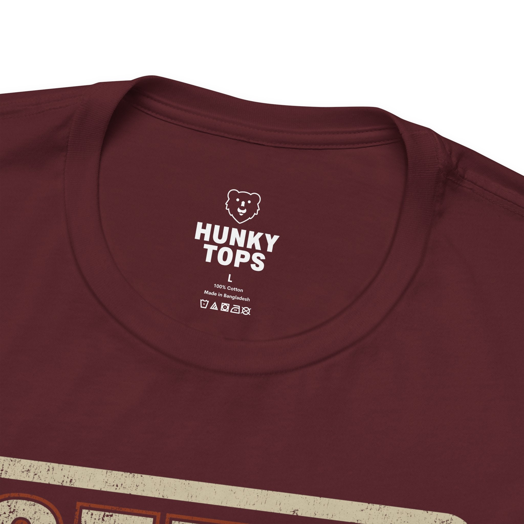 Gen-X Hunk T-Shirt - Hunky Tops #color_Maroon