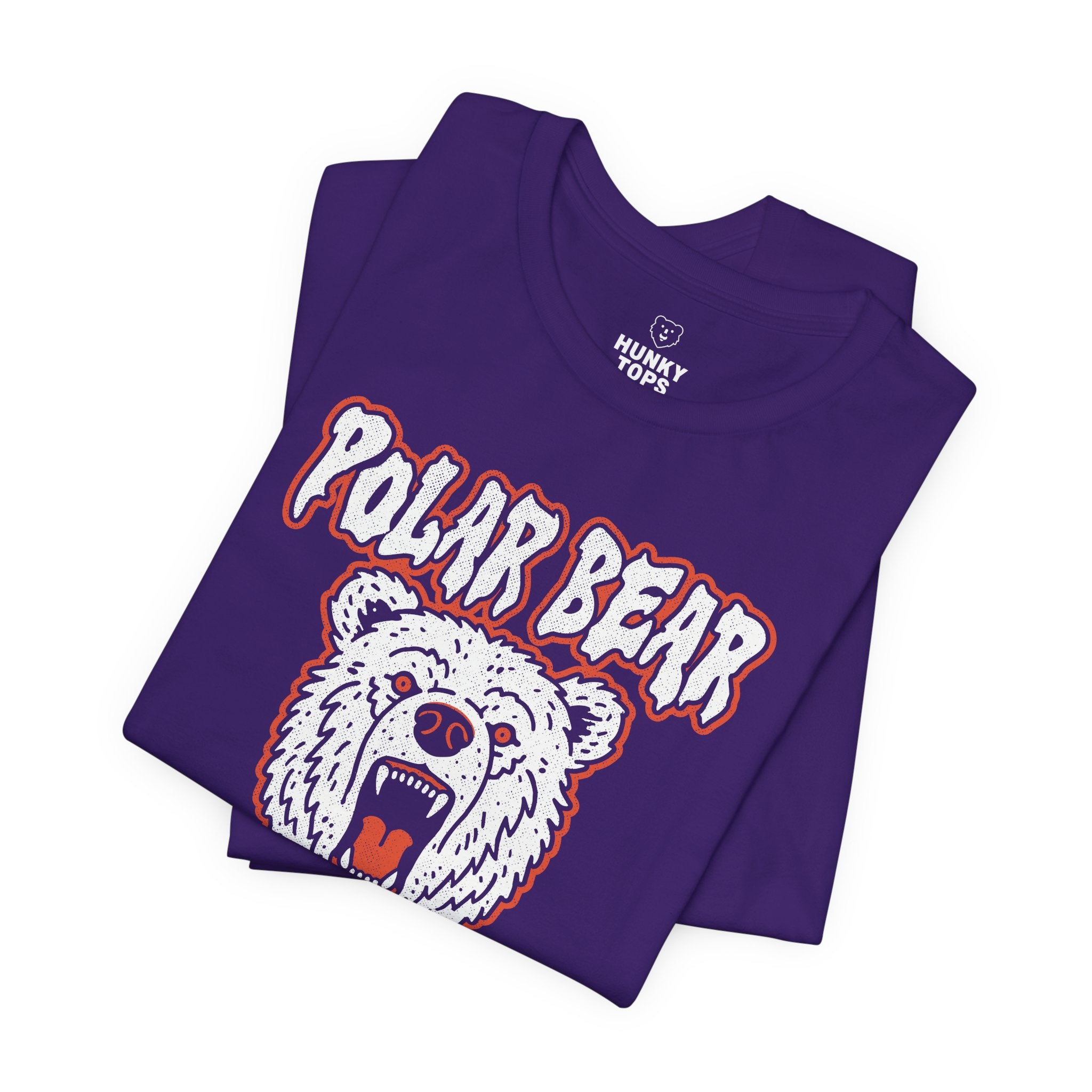Polar Bear T-Shirt - Hunky Tops #color_Team Purple