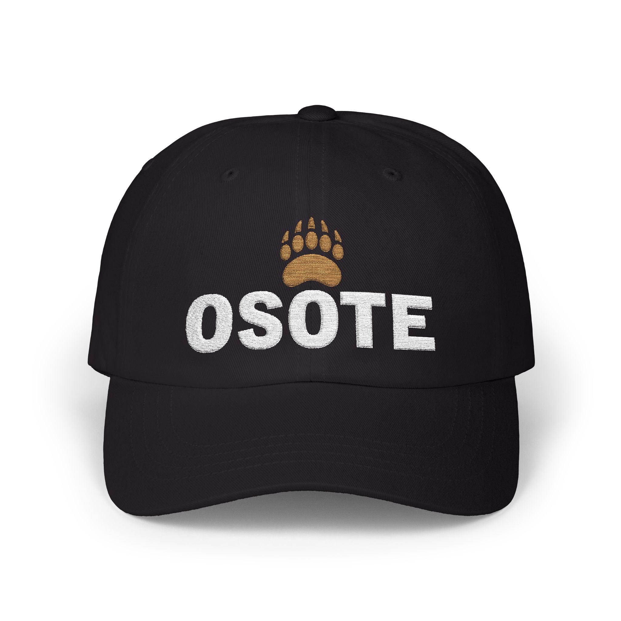 OSOTE Embroidered Dad Cap - Hunky Tops #color_Black