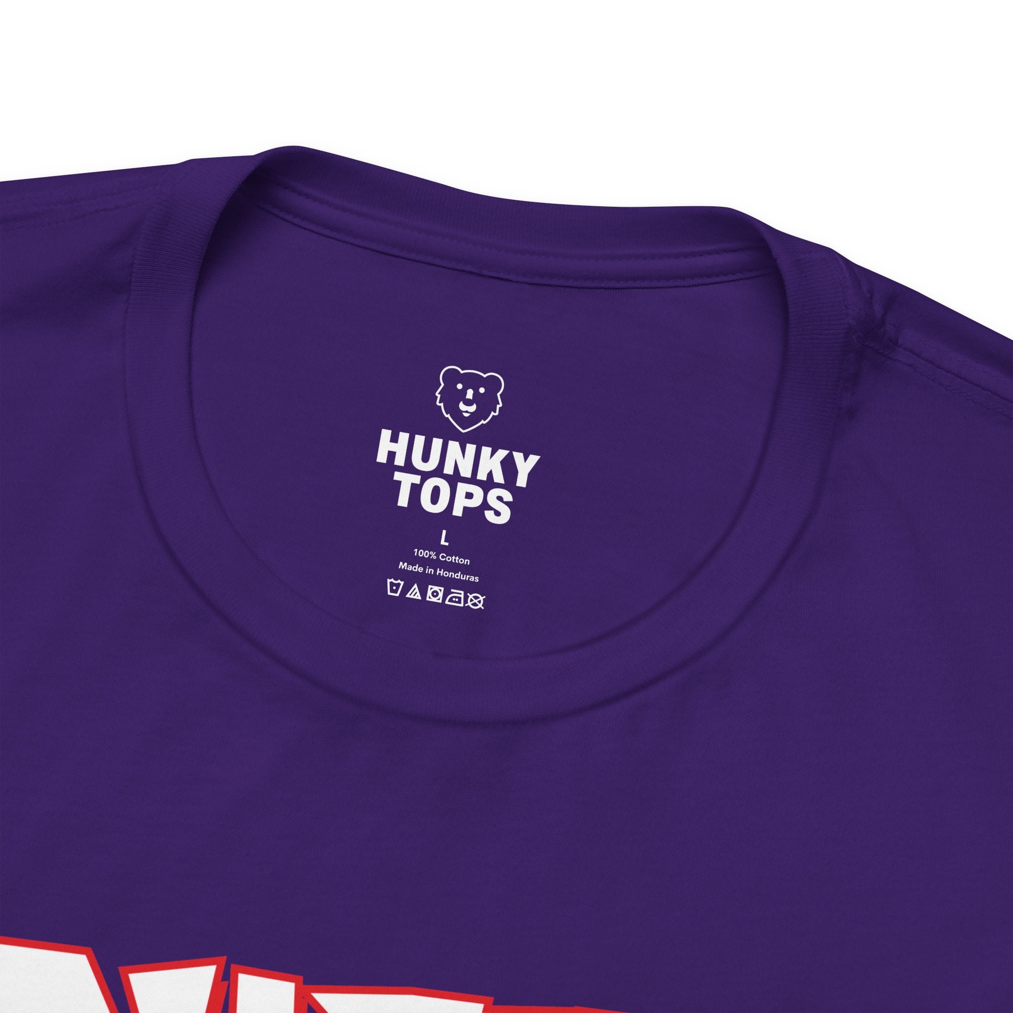 Queer Little Thrill Gay Halloween T-Shirt - Hunky Tops #color_Team Purple