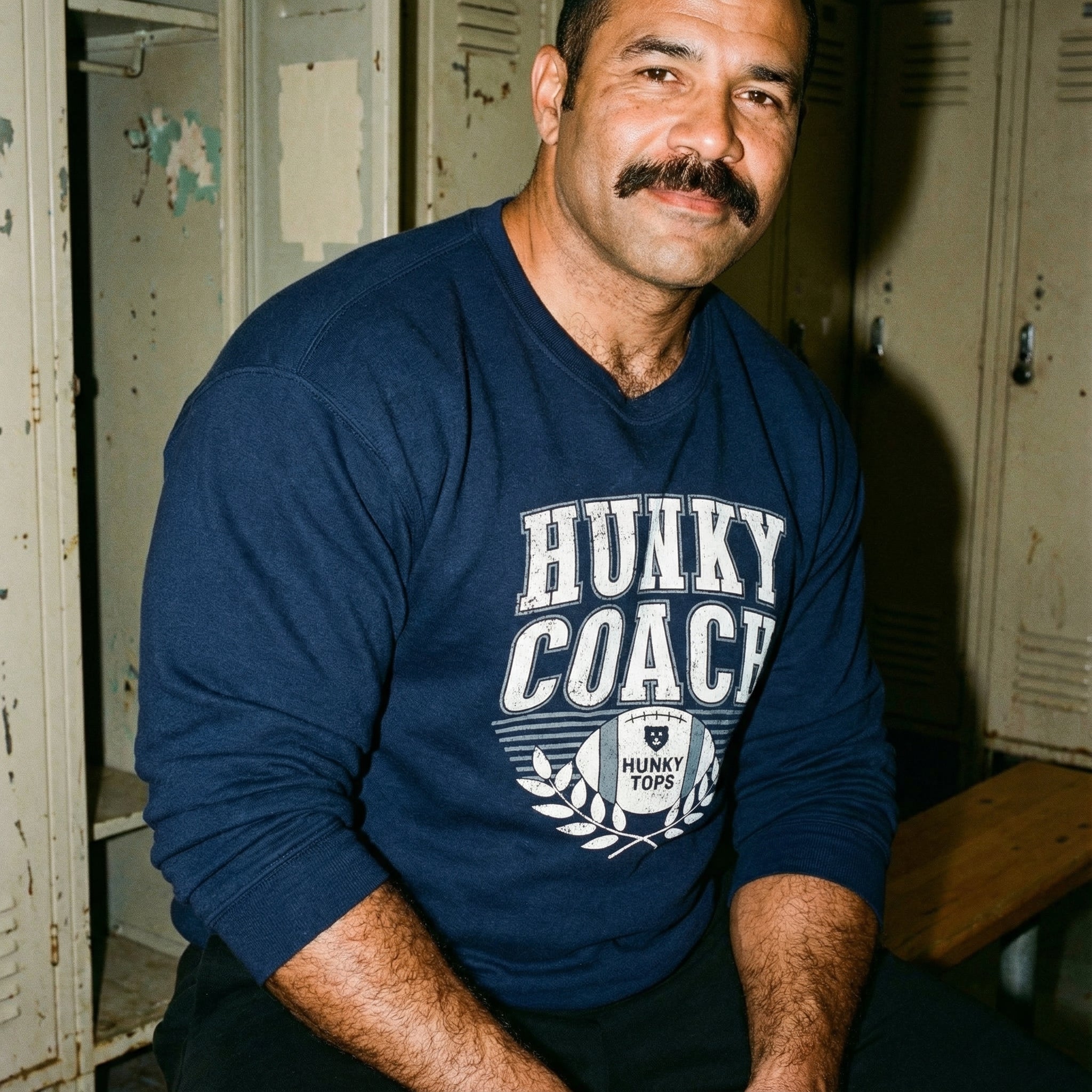 Hunky Coach Sweatshirt #color_Navy