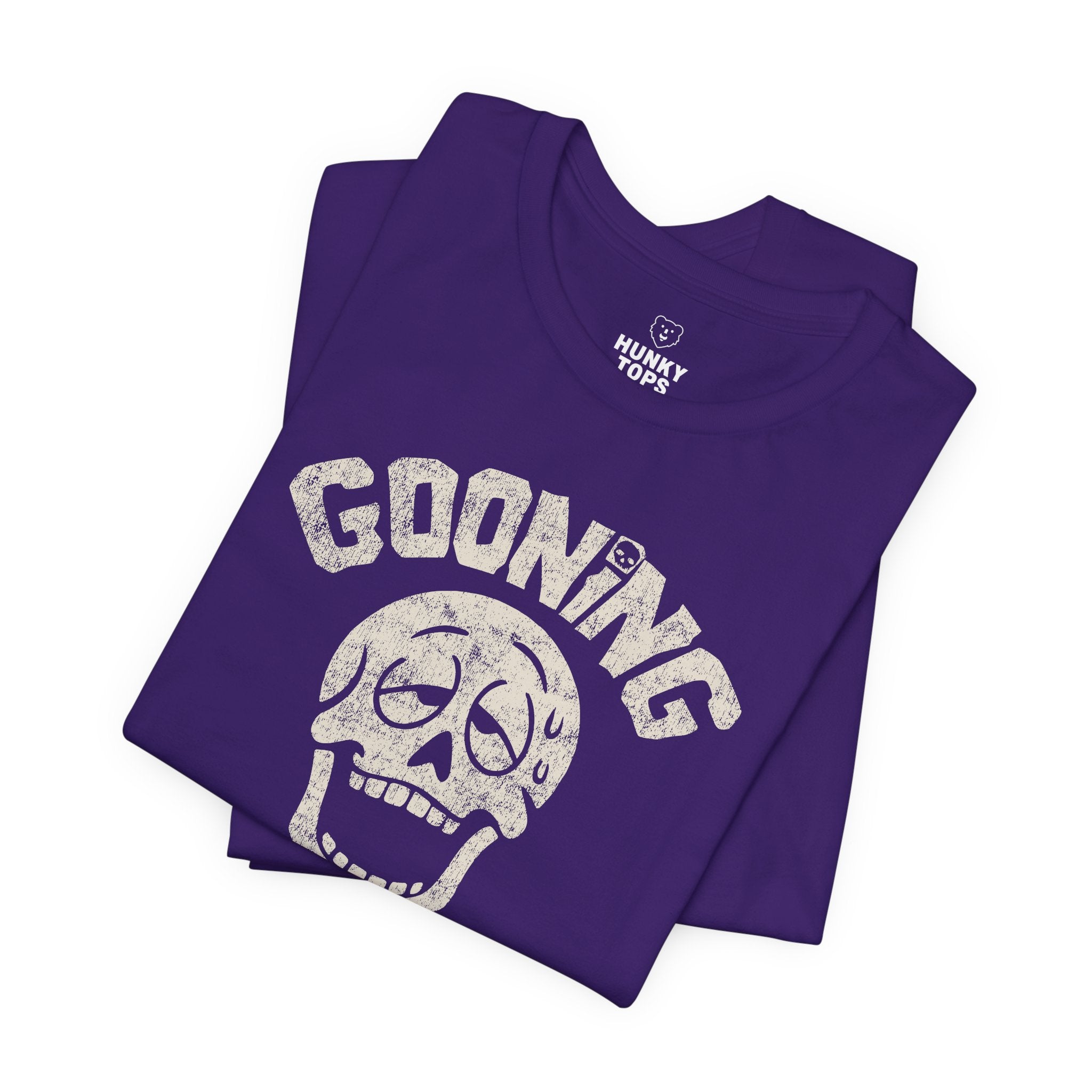 Gooning Forever T-Shirt - Hunky Tops #color_Team Purple