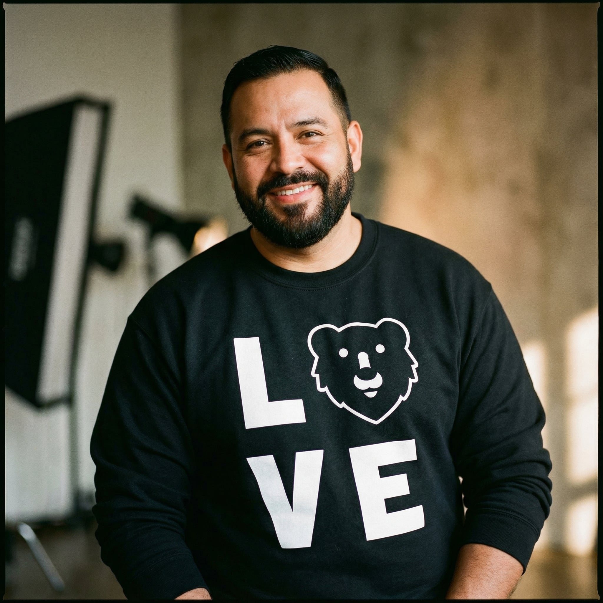 Love Hunky Tops Logo Sweatshirt #color_Black