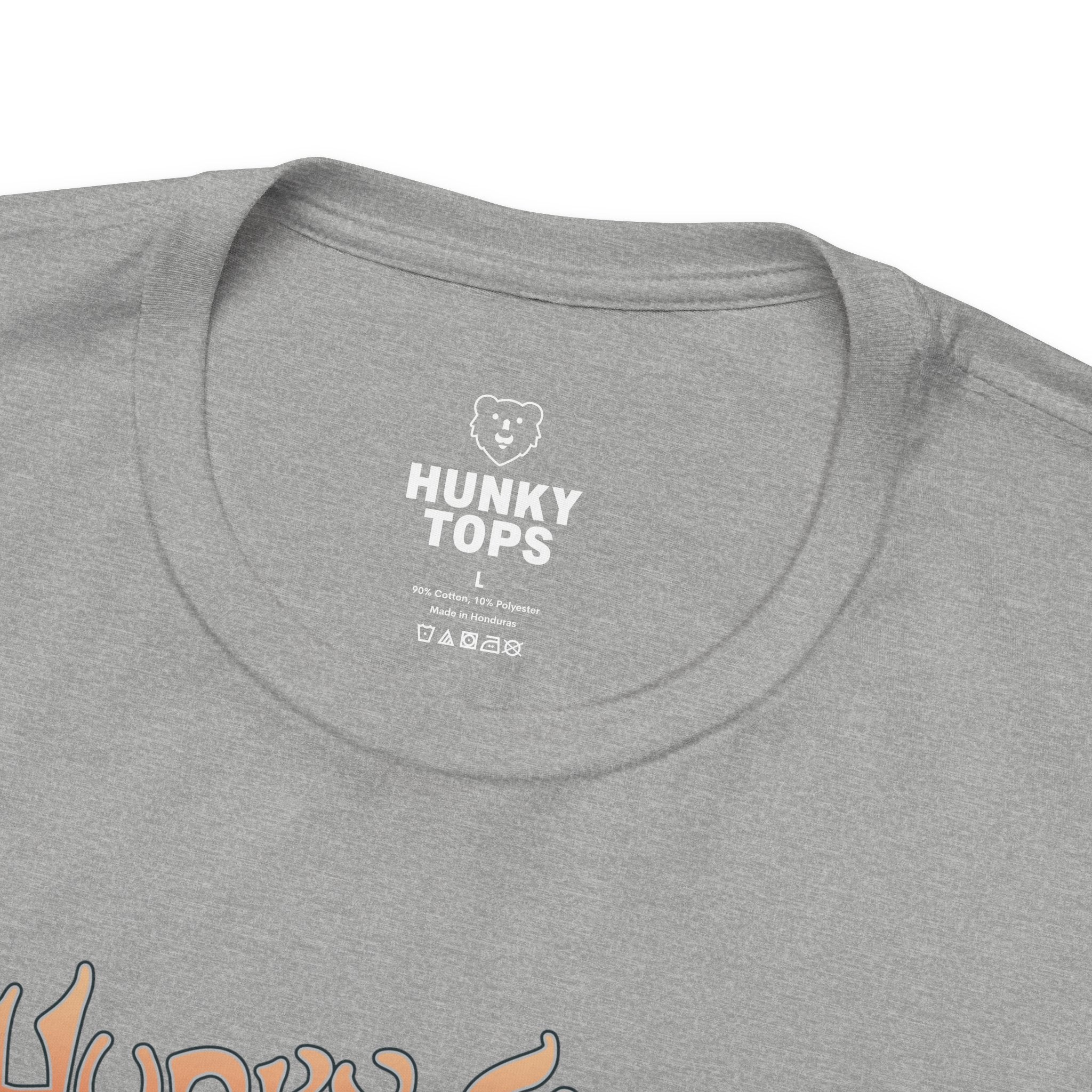 Hunky Cancer Zodiac T-Shirt by Axeish Guy - Hunky Tops #color_Athletic Heather