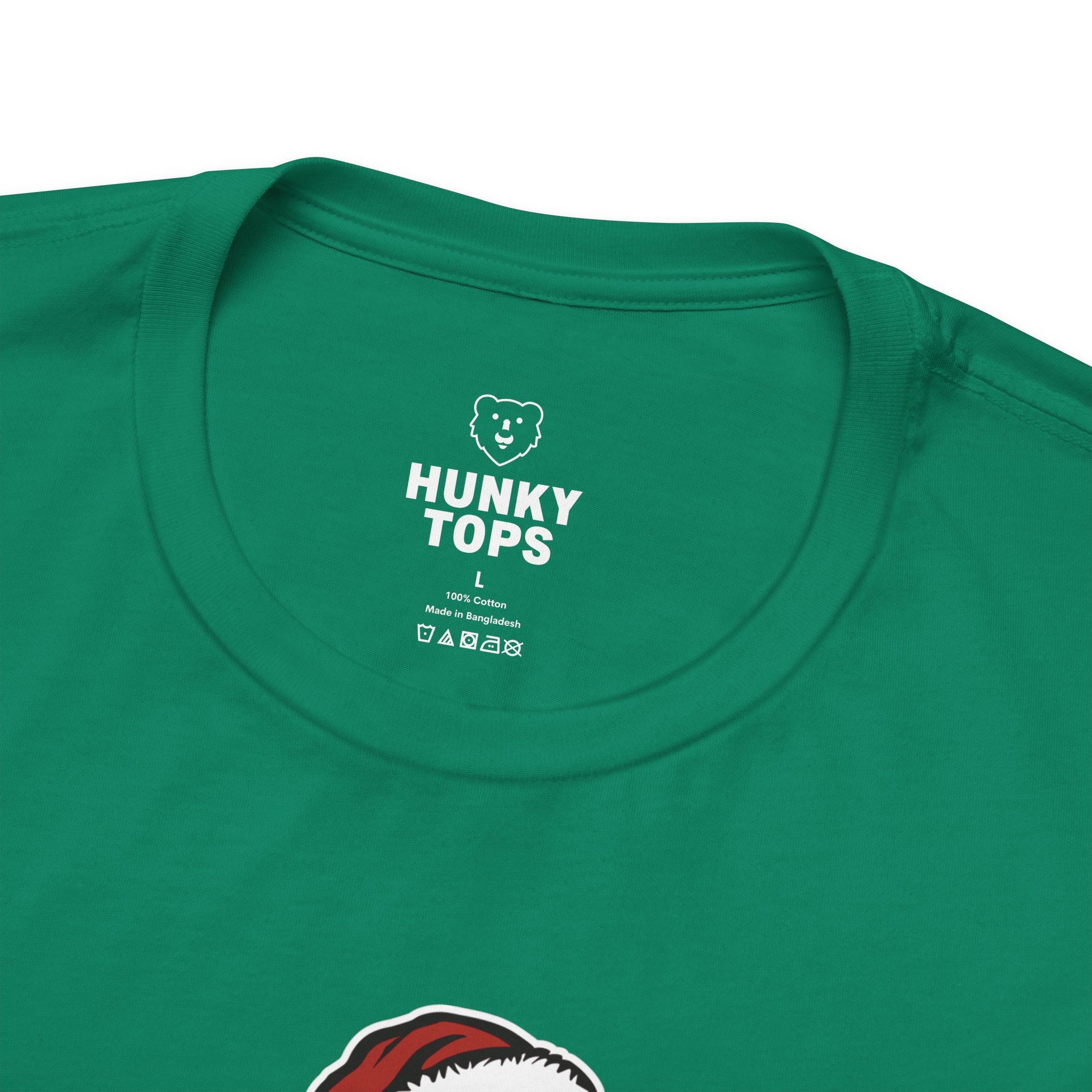 SANTA DADDY HOLIDAY T-SHIRT - Hunky Tops #color_Kelly