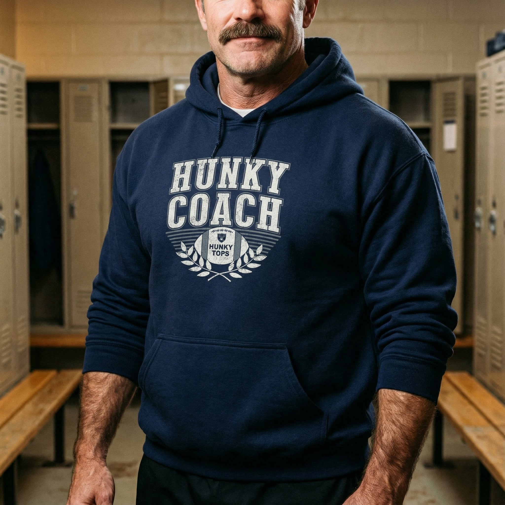Hunky Coach Hoodie #color_Navy