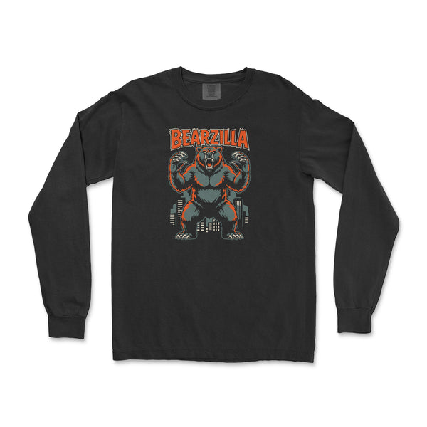 "Bearzilla" Monster Bear Long-Sleeve T-Shirt