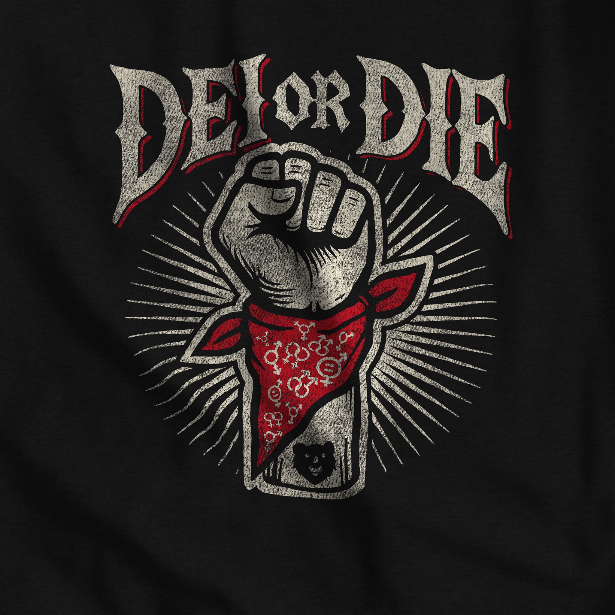 DEI OR DIE T-Shirt - Hunky Tops #color_Dark Grey Heather