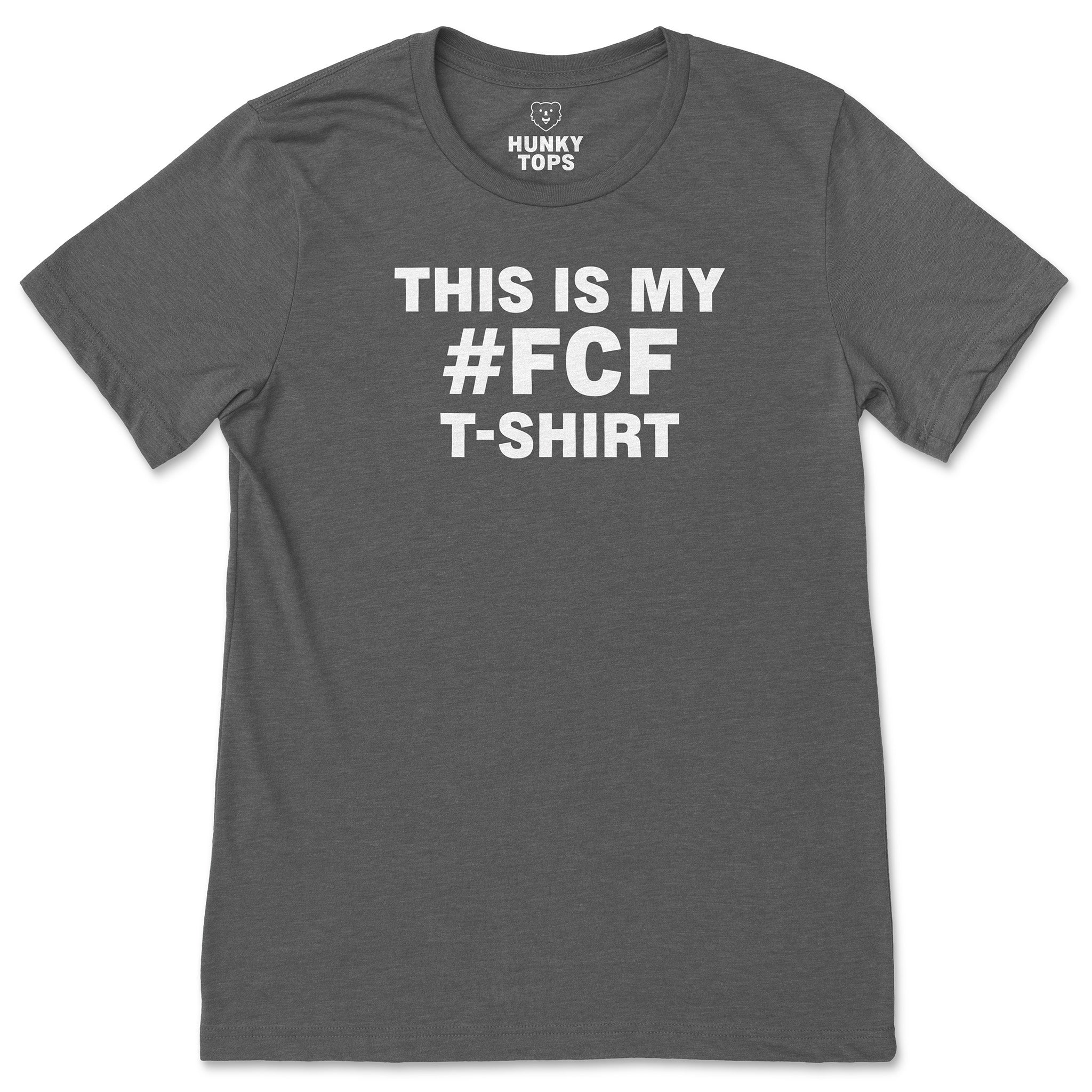 This Is My #FCF T-Shirt - Hunky Tops #color_Dark Grey Heather