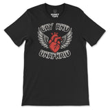 Gay and Unafraid T-Shirt - Hunky Tops #color_Black