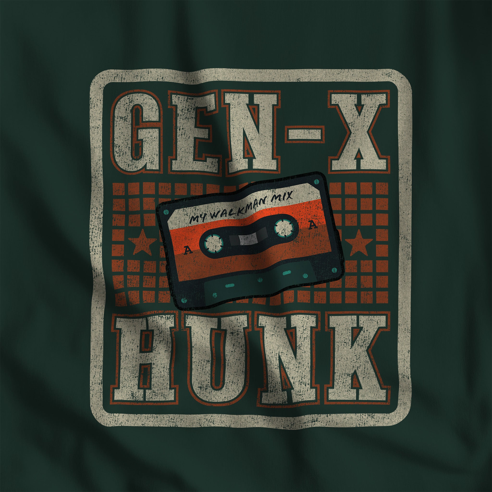 Gen-X Hunk T-Shirt - Hunky Tops #color_Forest