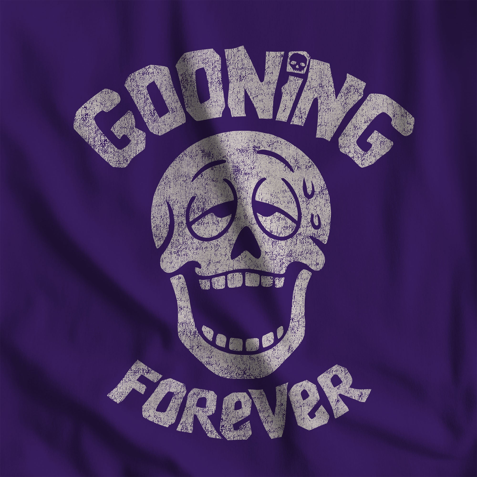Gooning Forever T-Shirt - Hunky Tops #color_Team Purple