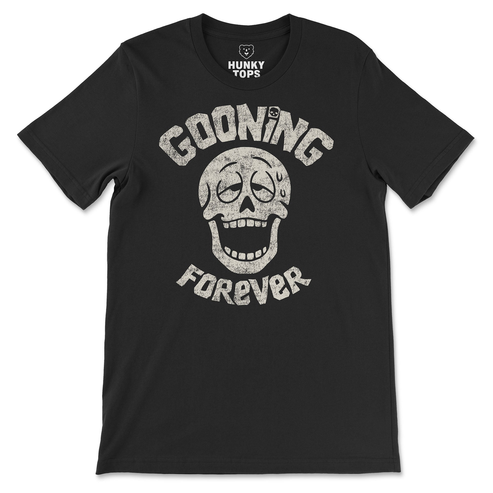 Gooning Forever T-Shirt - Hunky Tops #color_Black