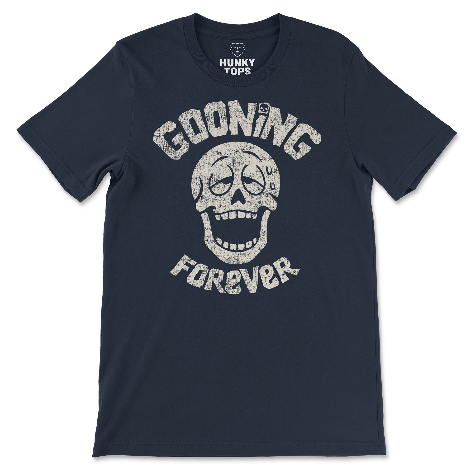Gooning Forever T-Shirt - Hunky Tops #color_Navy