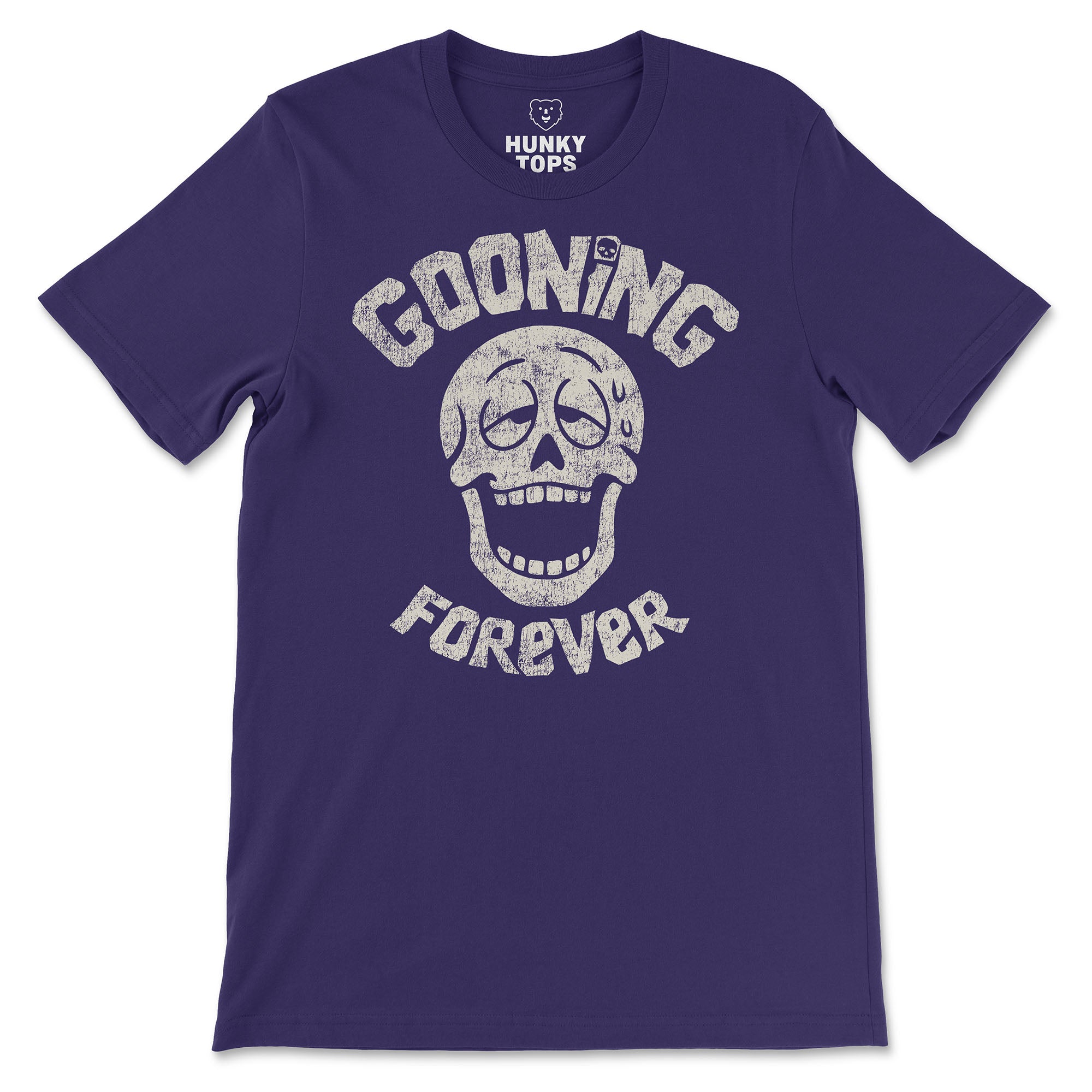 Gooning Forever T-Shirt - Hunky Tops #color_Team Purple