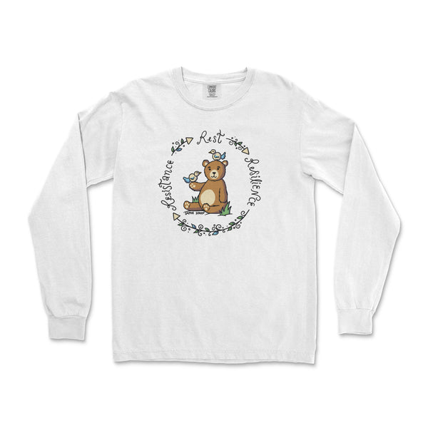 Rest -> Resilience -> Resistance Long-Sleeve T-Shirt