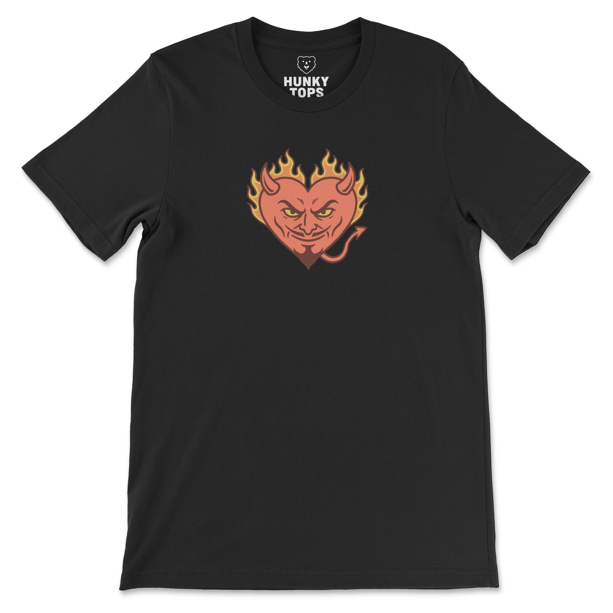 Hellfire Zaddy T-Shirt - Hunky Tops #color_Black
