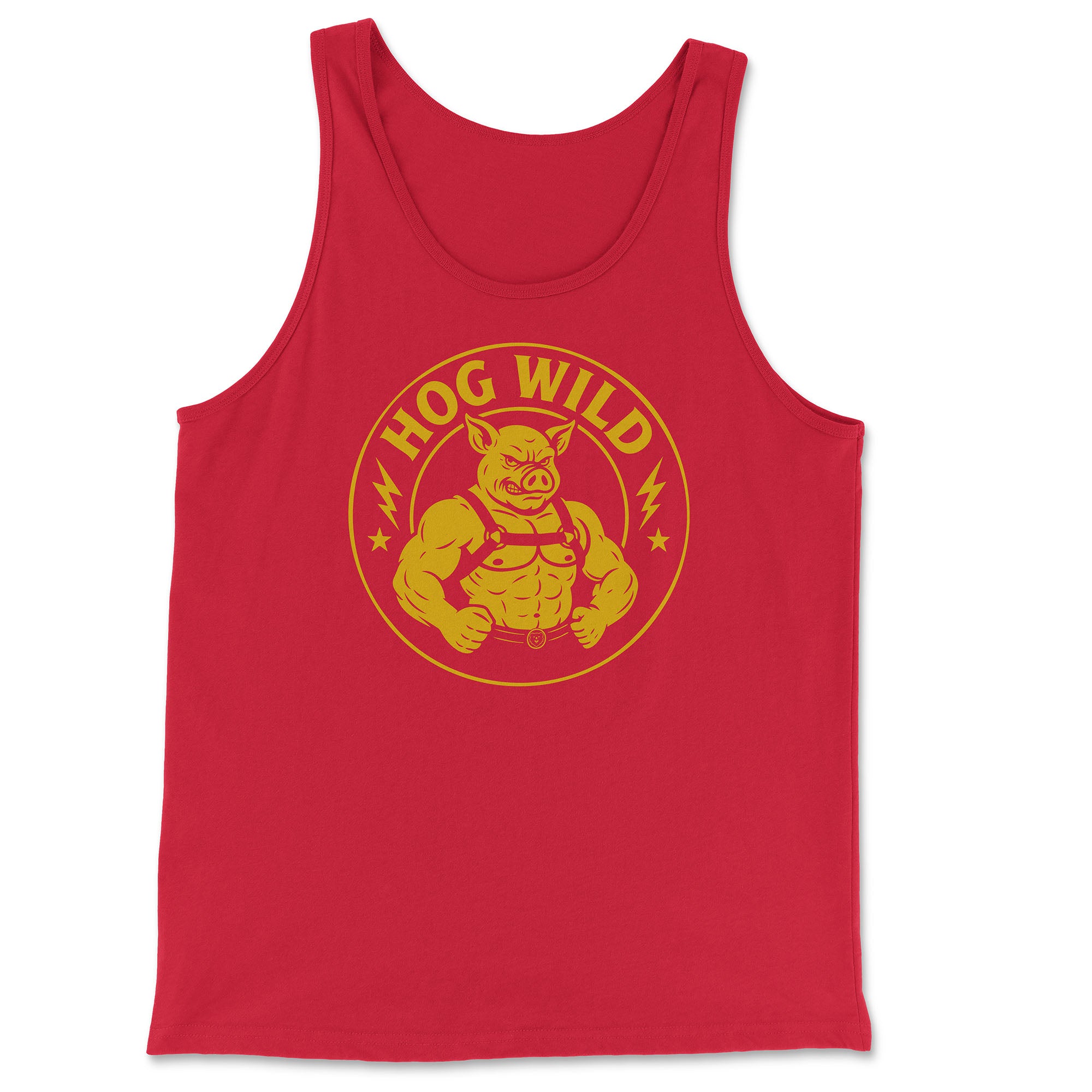 Hog Wild Tank Top - Hunky Tops #color_Red