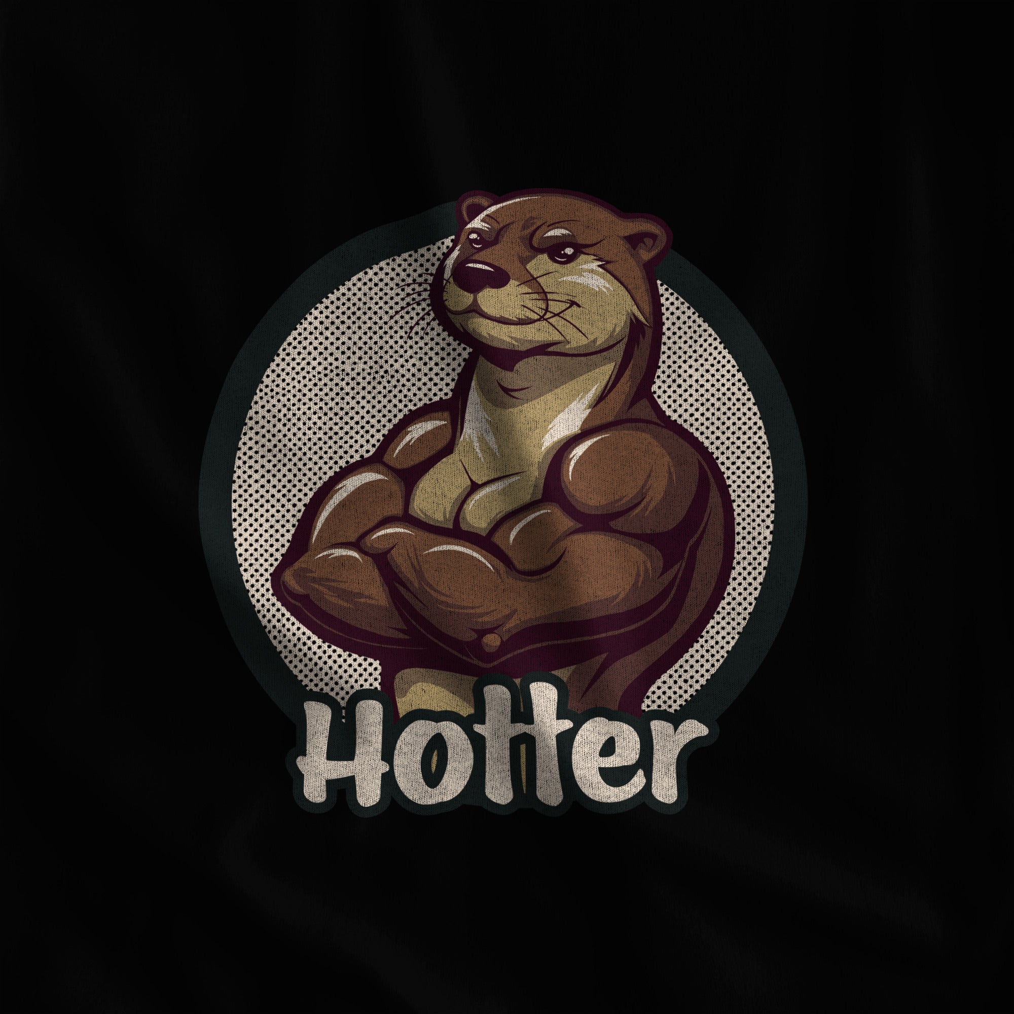 Hotter Long-Sleeve T-Shirt - Hunky Tops #color_Black