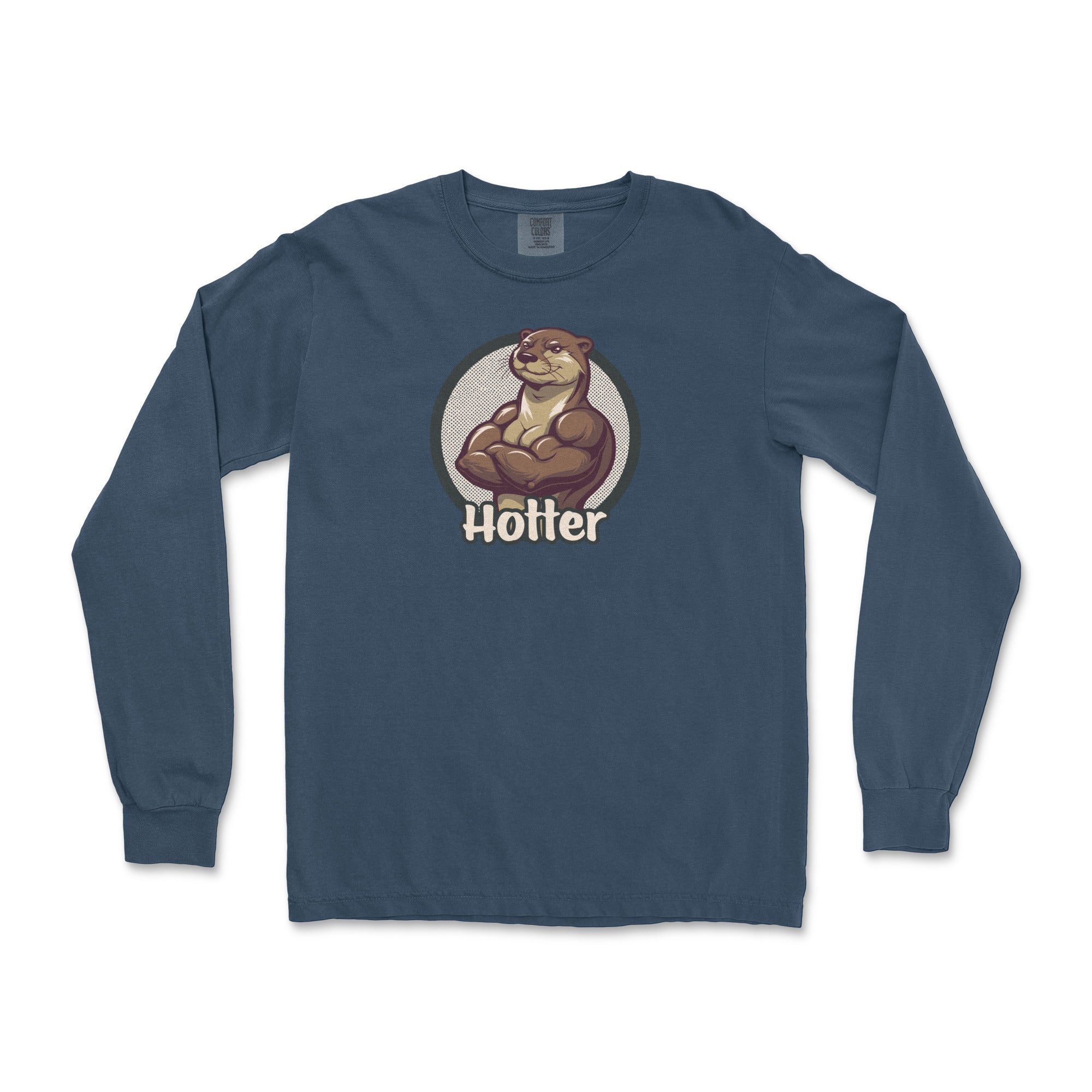 Hotter Long-Sleeve T-Shirt - Hunky Tops #color_True Navy