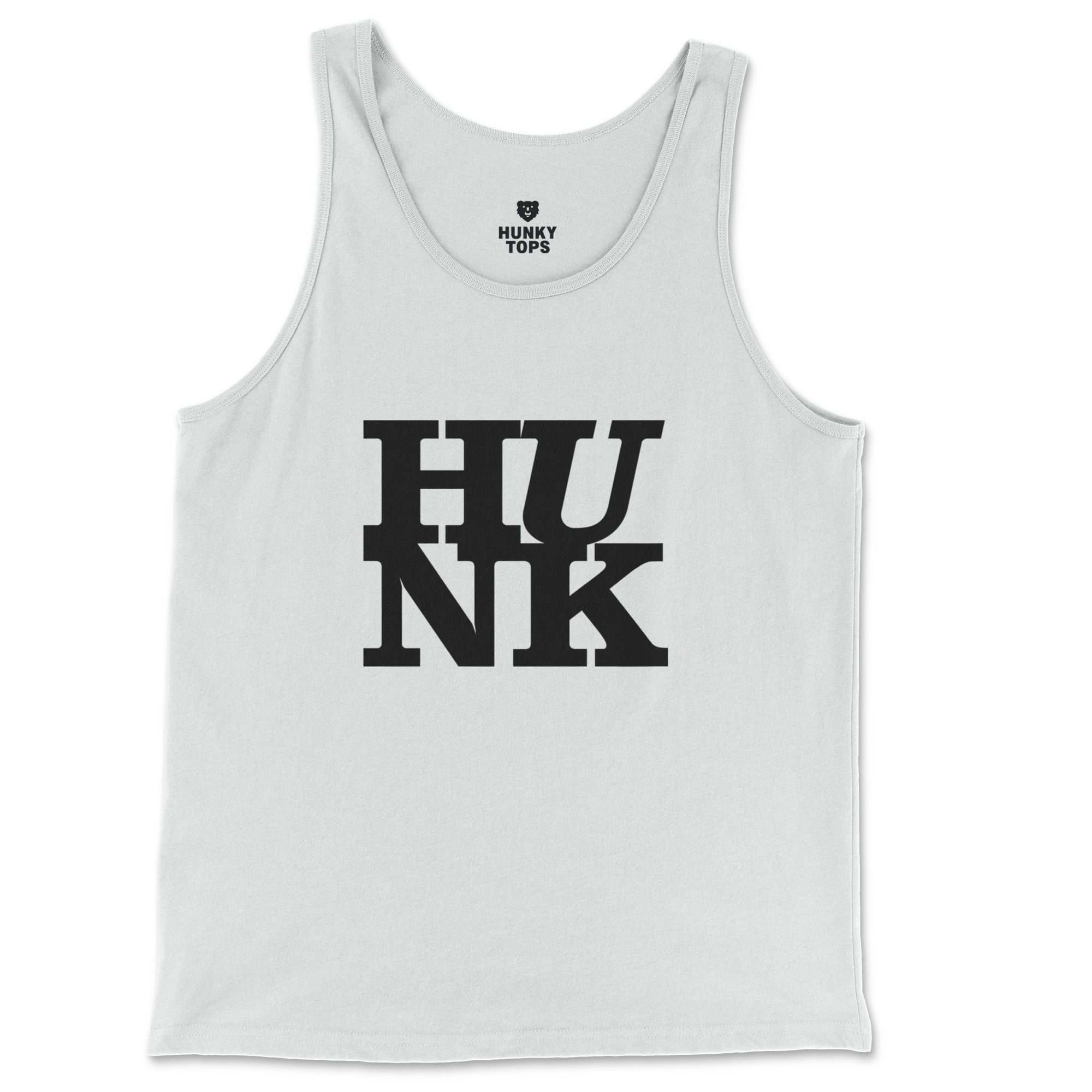 Hunk Tank Top - Hunky Tops #color_White
