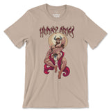 Hunky Aries Zodiac T-Shirt by Axeish Guy - Hunky Tops #color_Tan