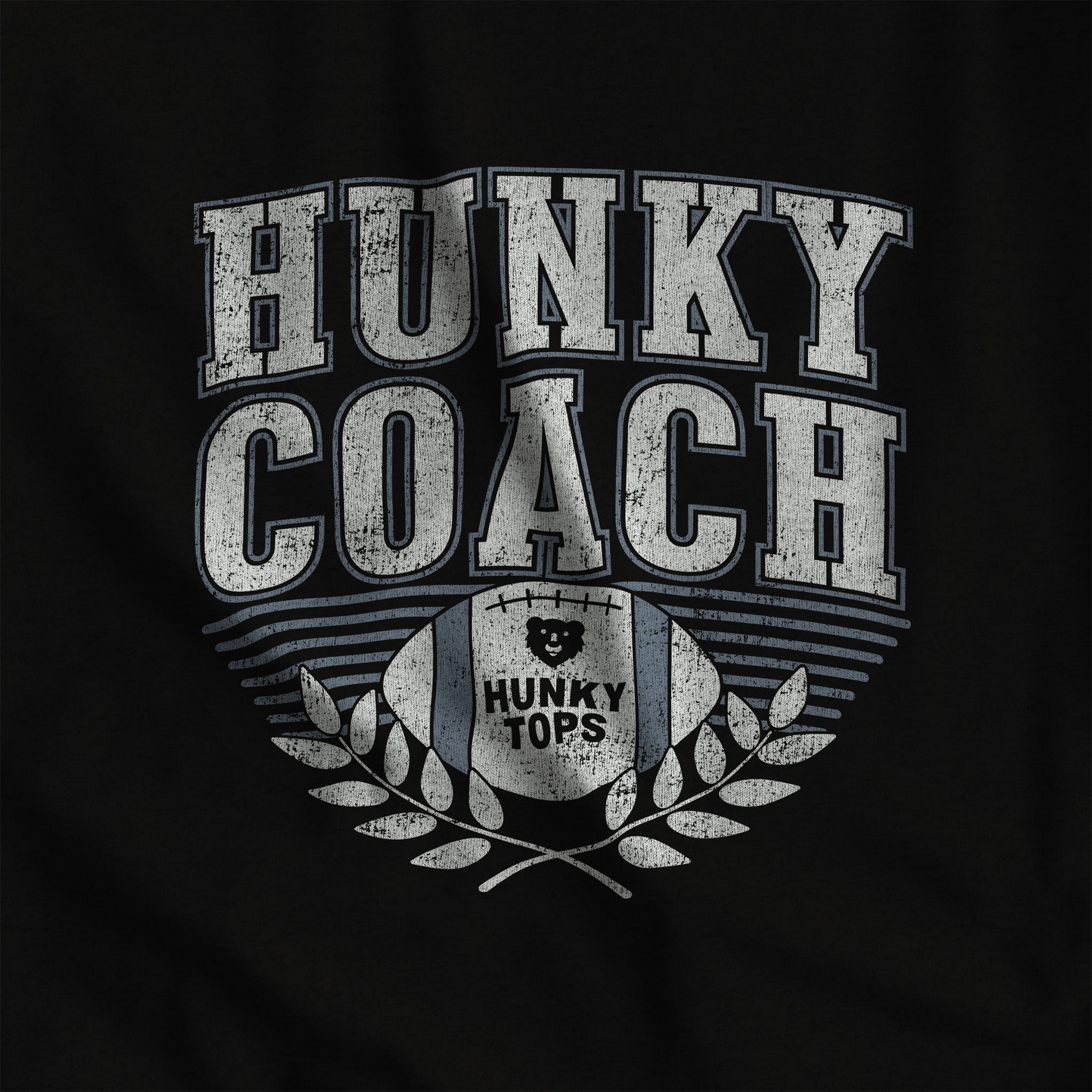 Hunky Coach T-Shirt - Hunky Tops #color_Black Heather