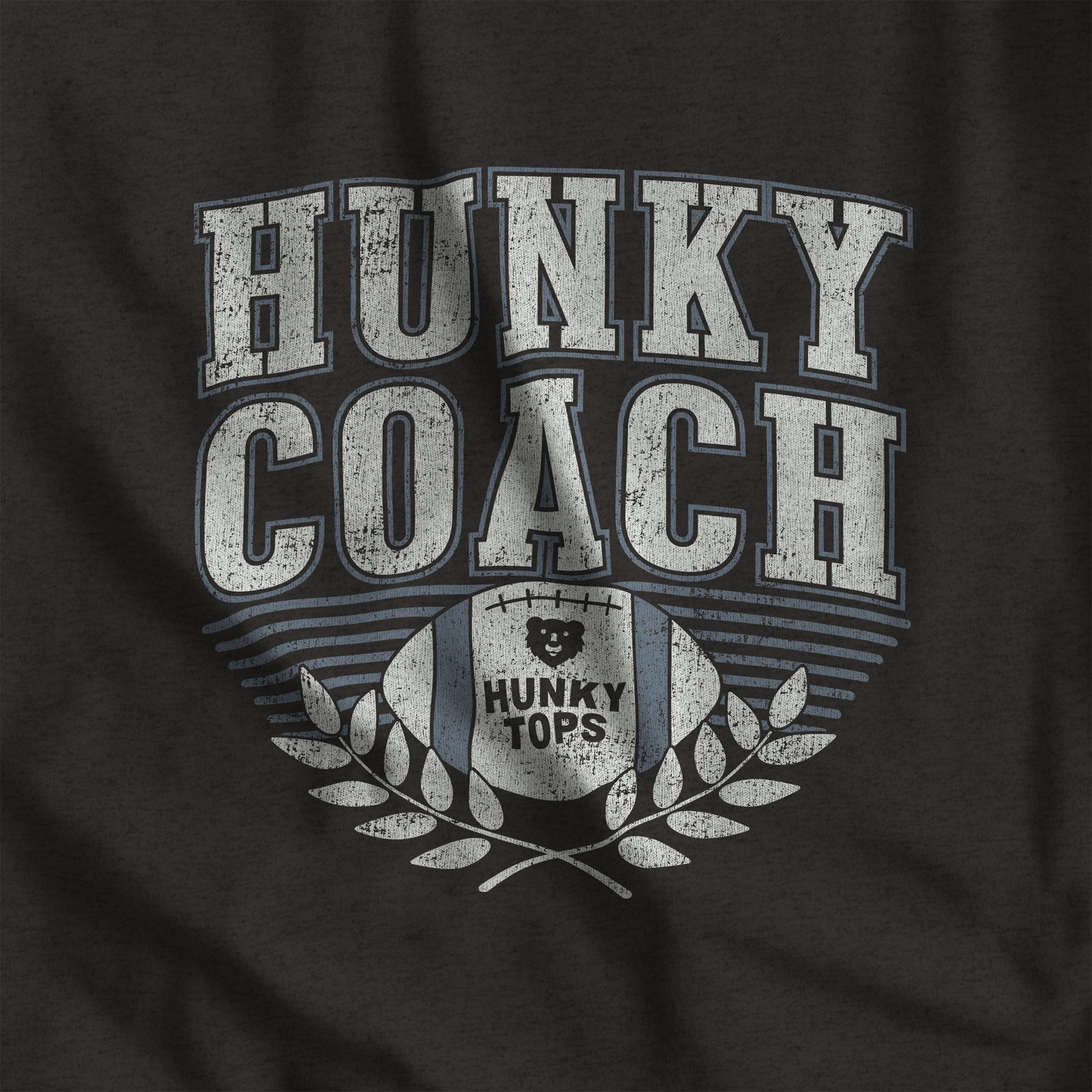 Hunky Coach Tank Top - Hunky Tops #color_Charcoal Black TriBlend