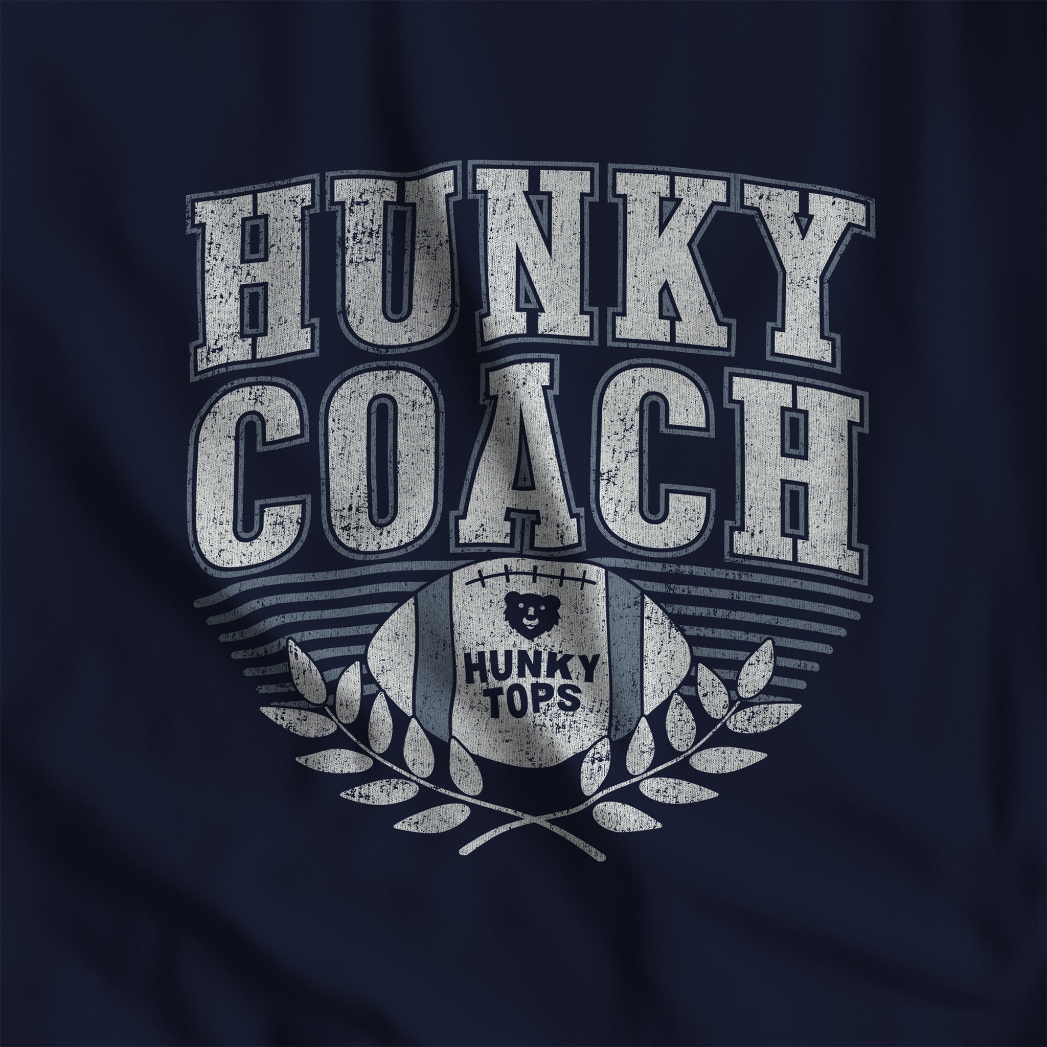 Hunky Coach T-Shirt - Hunky Tops #color_Navy