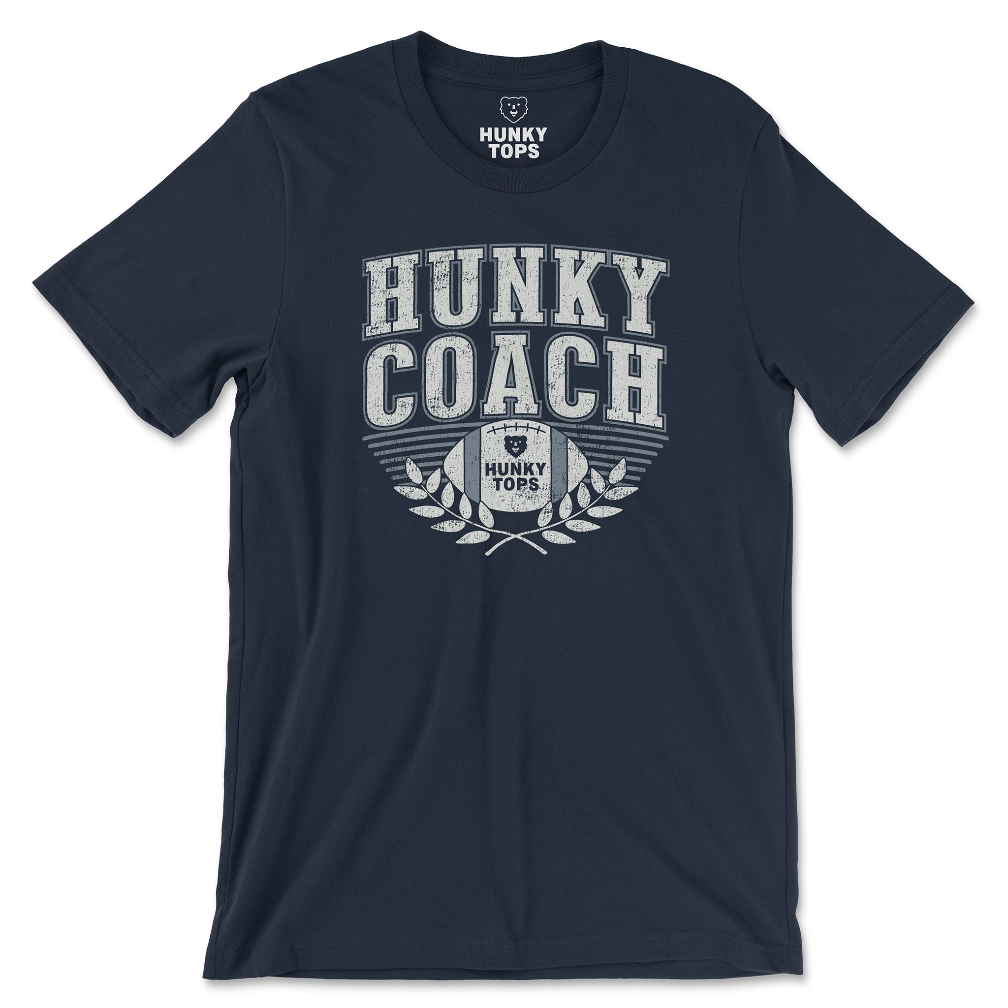 Hunky Coach T-Shirt - Hunky Tops #color_Navy