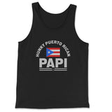 Hunky Puerto Rican Papi Tank Top - Hunky Tops #color_Black
