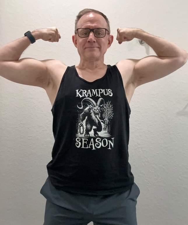 michael_d_kaiju wearing Hunky Tops