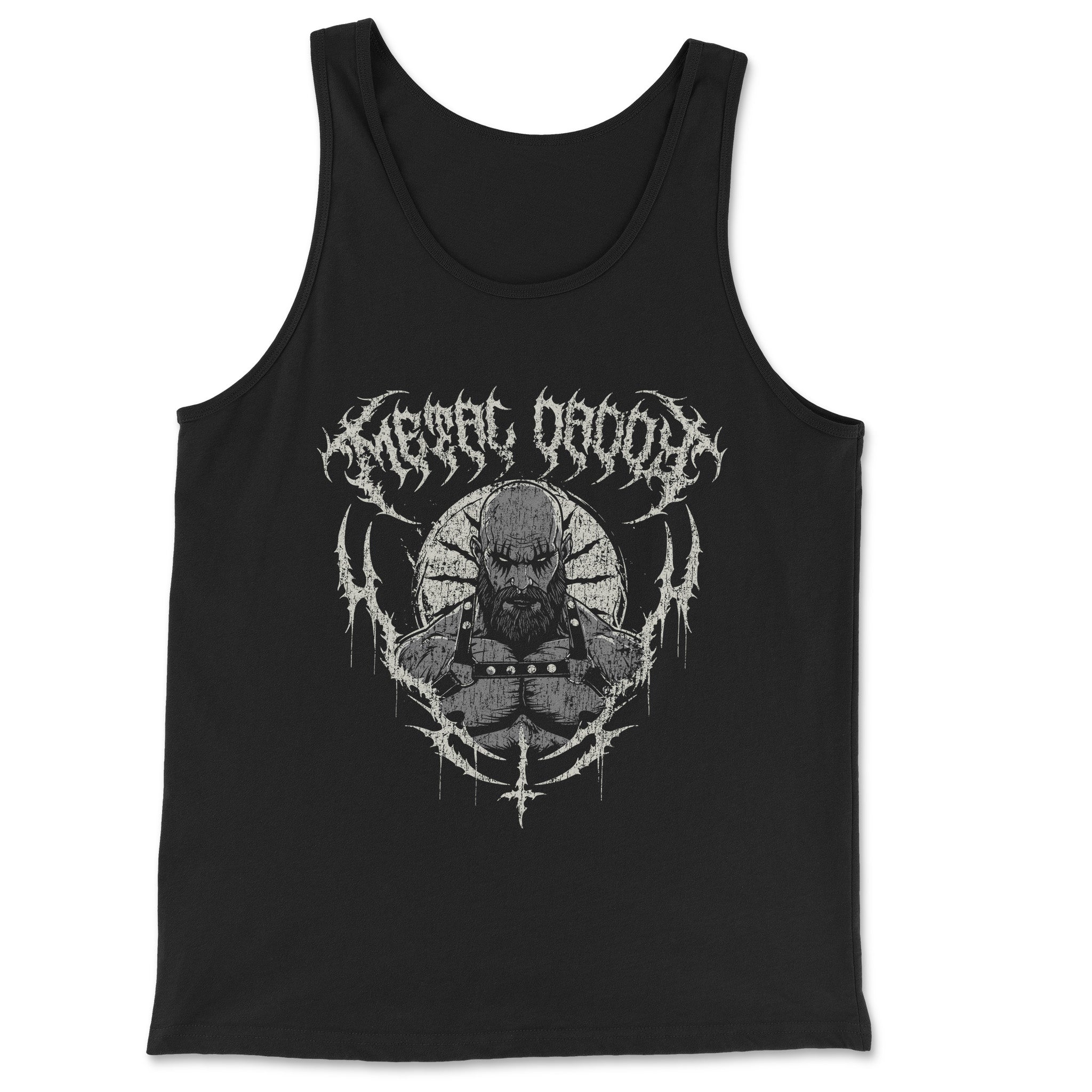 Metal Daddy Tank Top - Hunky Tops #color_Black